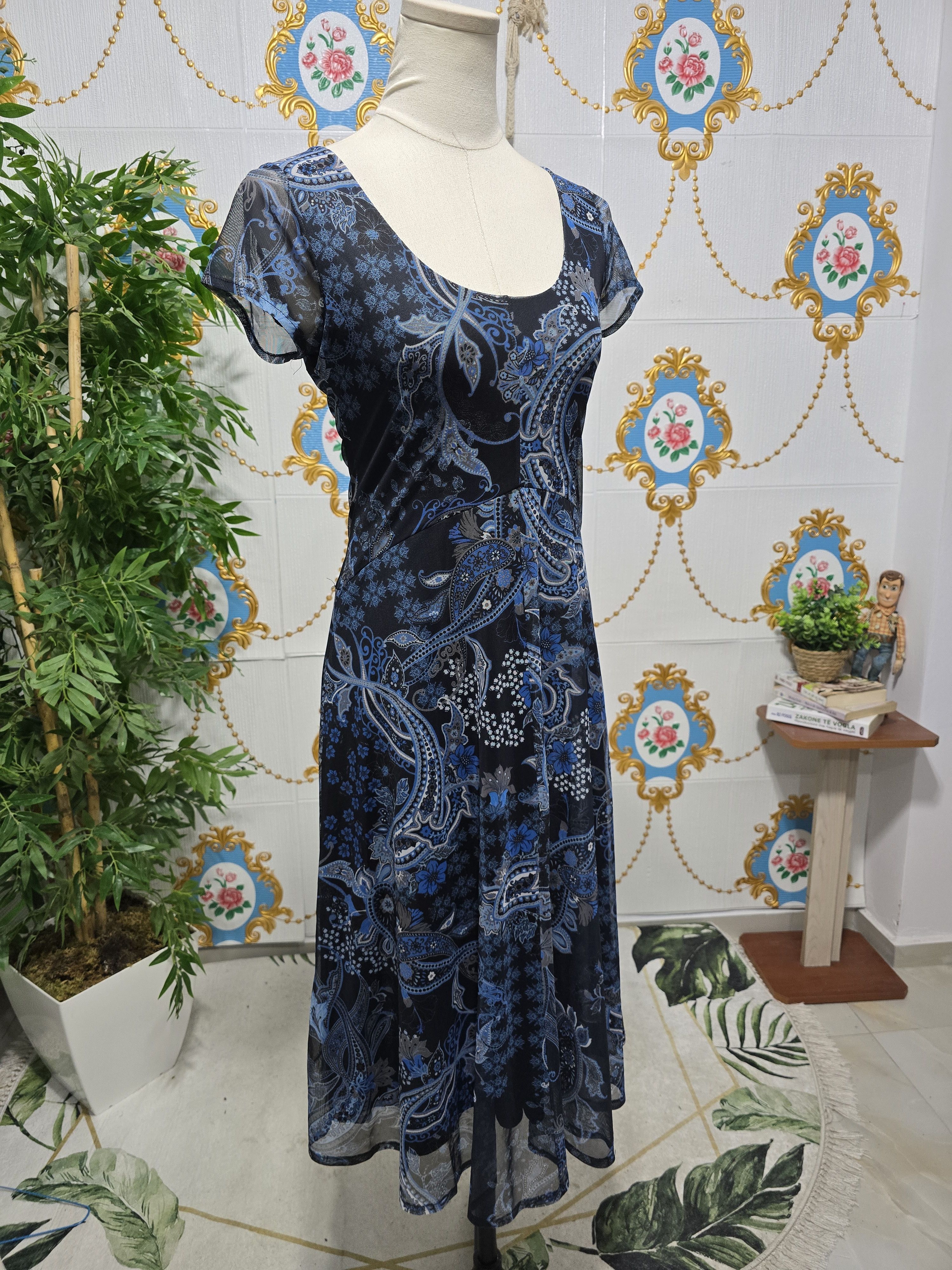 Desigual Desigual Women's Vest_Capri blue dress with short mesh Size L / US 10 / IT 46 - 7 Thumbnail