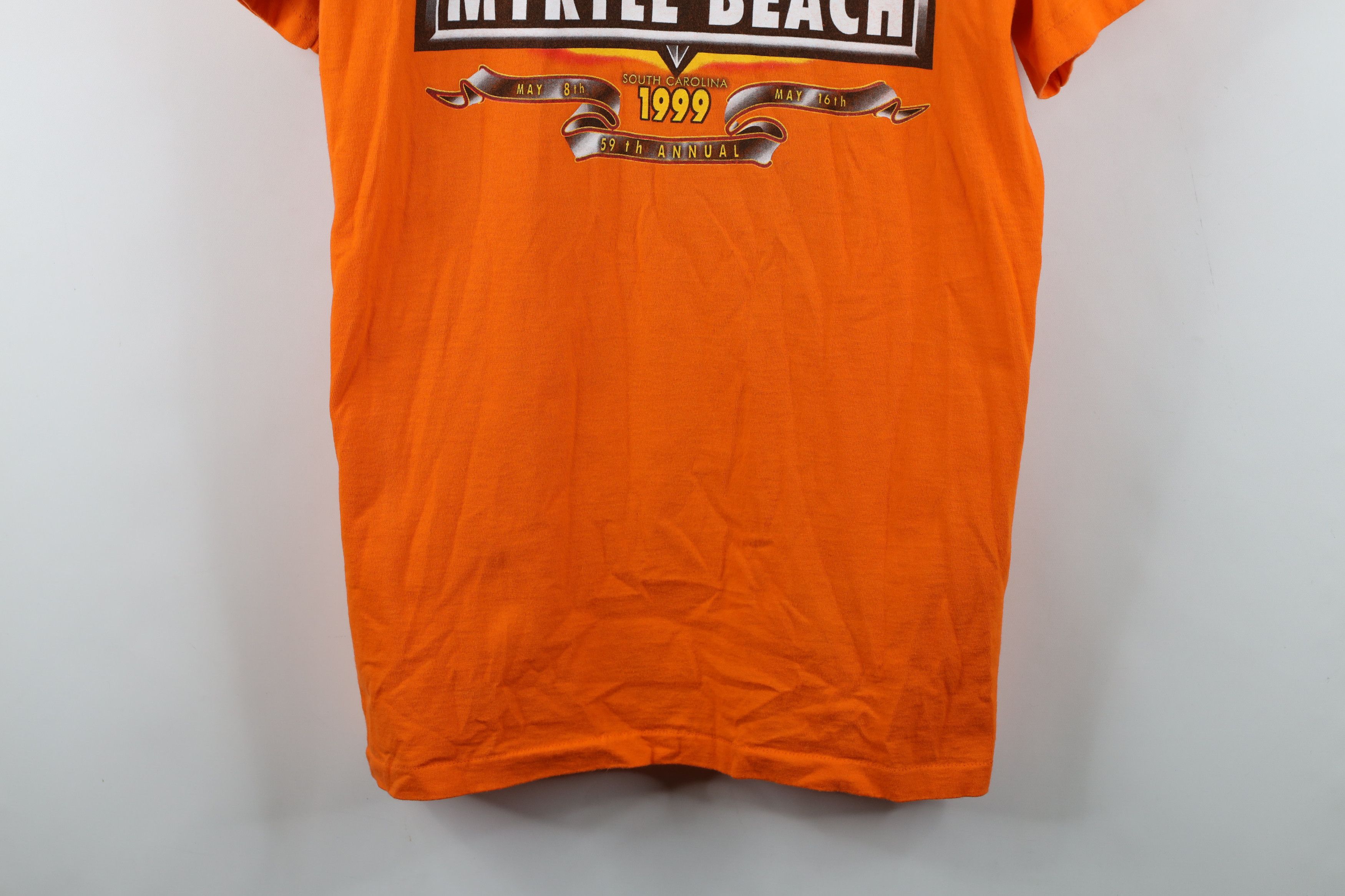 Vintage Vintage 90s Myrtle Beach Motorcycle Bike Rally T-Shirt USA Size US M / EU 48-50 / 2 - 3 Thumbnail