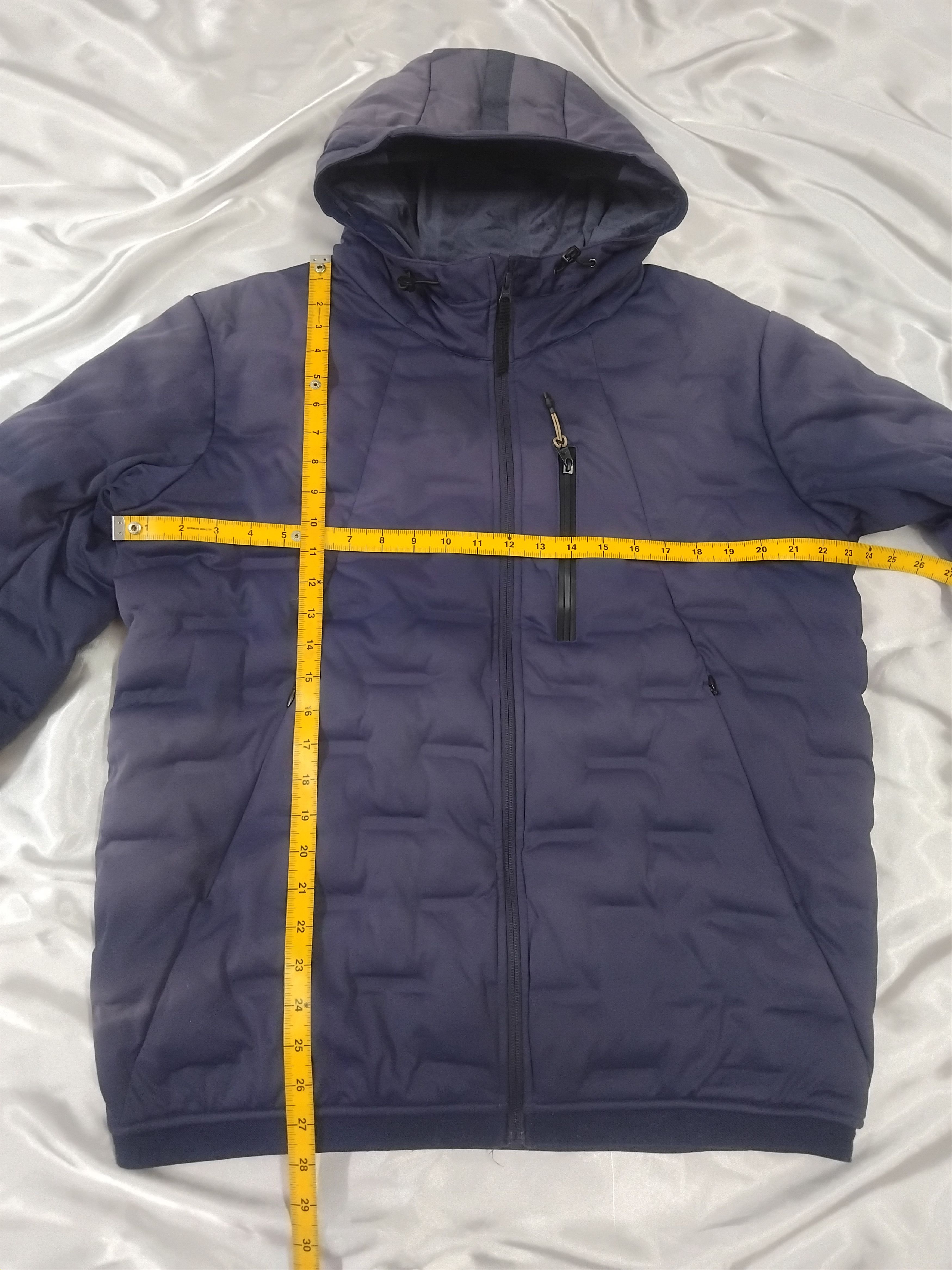 Japanese Brand Fieldcore purple Nice sun faded Puffer Hoodie jacket Size US L / EU 52-54 / 3 - 5 Thumbnail