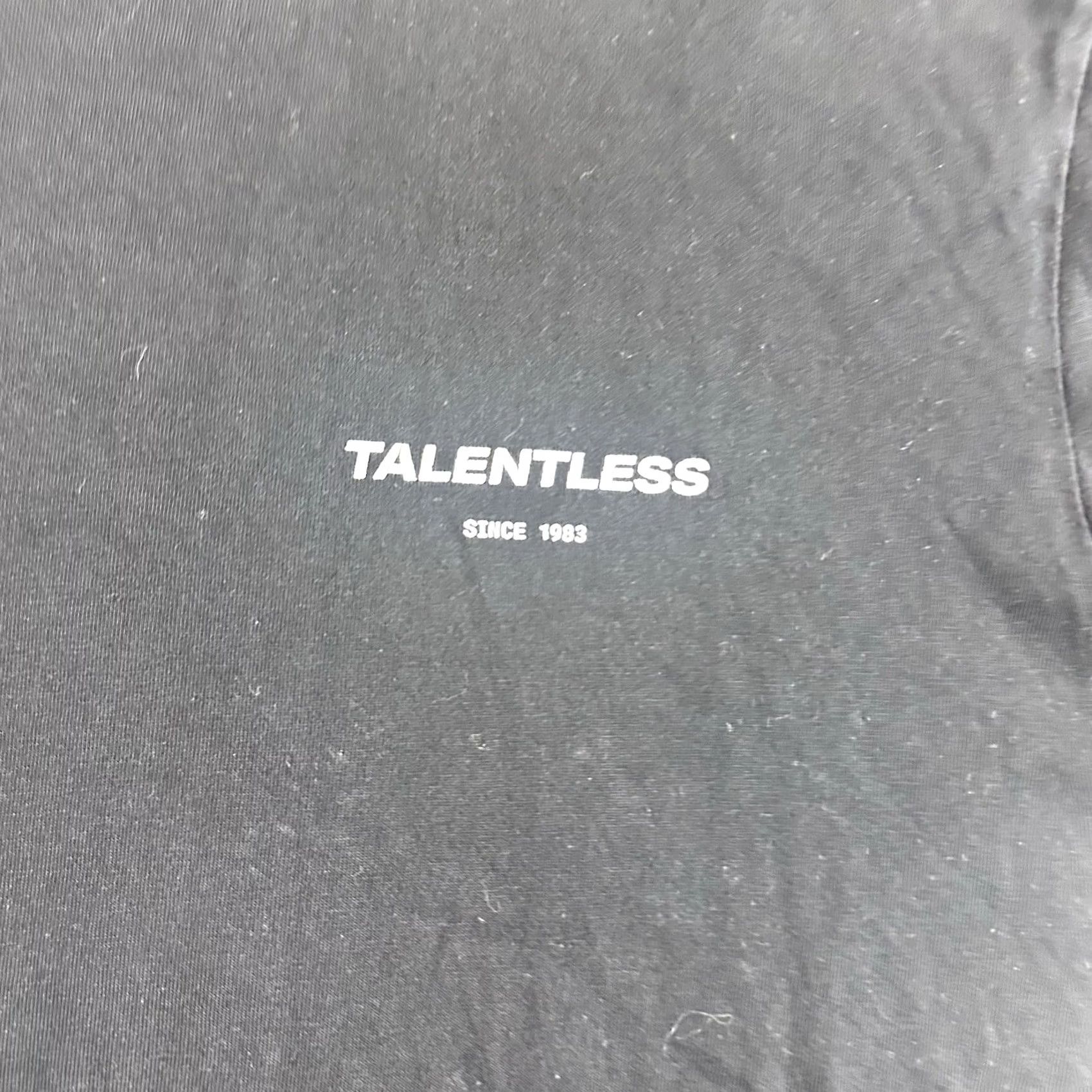 Talentless Talentless T Shirt Mens 2XL Black Short Sleeve Crew Neck Graphic USA Made Size US XXL / EU 58 / 5 - 5 Thumbnail