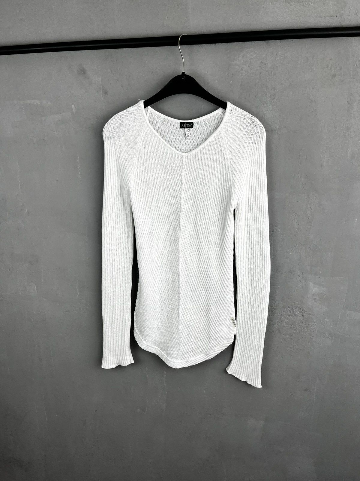 Giorgio Armani Armani Jeans avant garde sweater vintage 90s Size L / US 10 / IT 46 - 1 Thumbnail