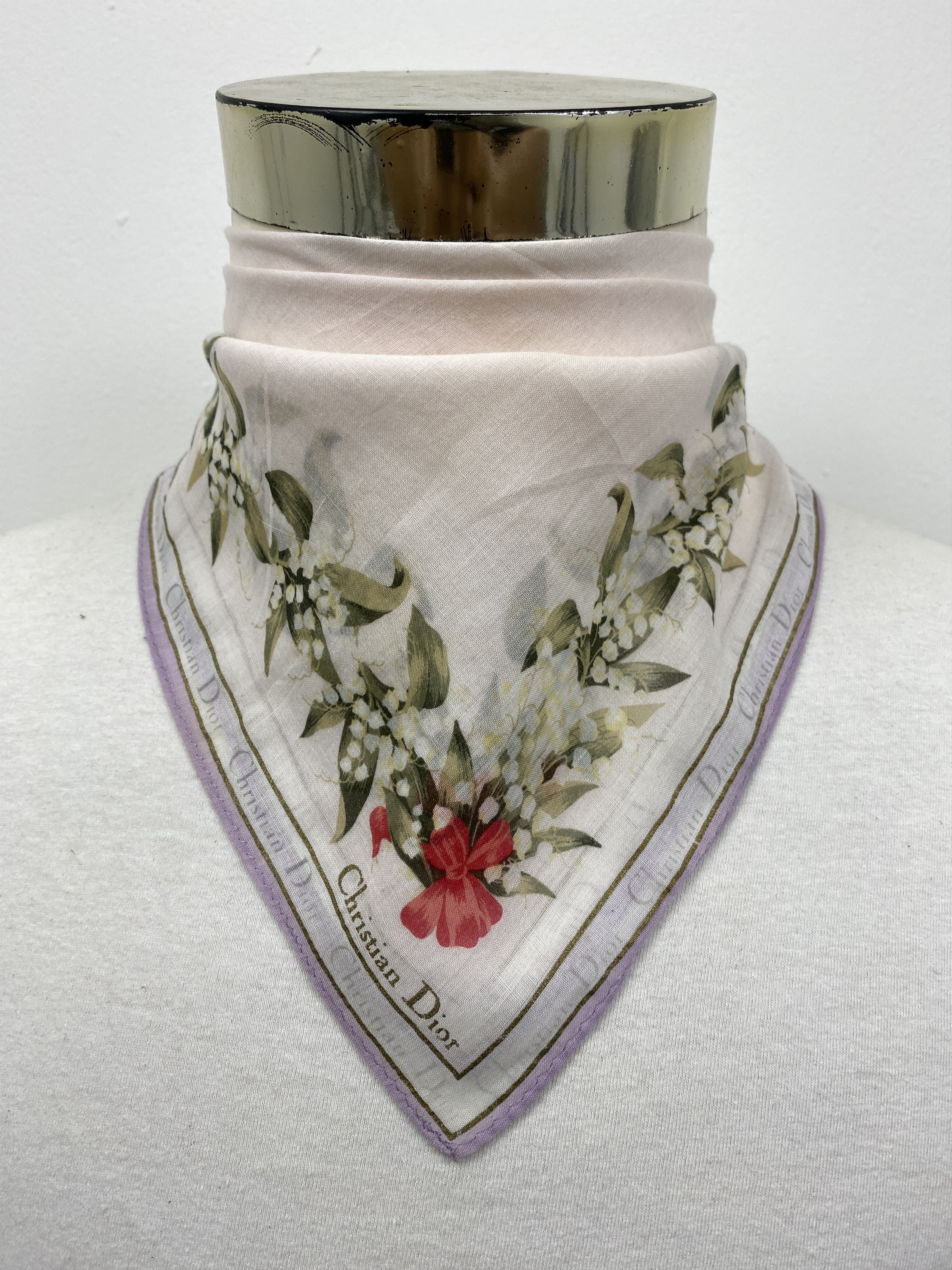 Christian Dior Monsieur Christian Dior Bandana / Handkerchief / Neckerchief HKC0508 Size ONE SIZE - 1 Thumbnail