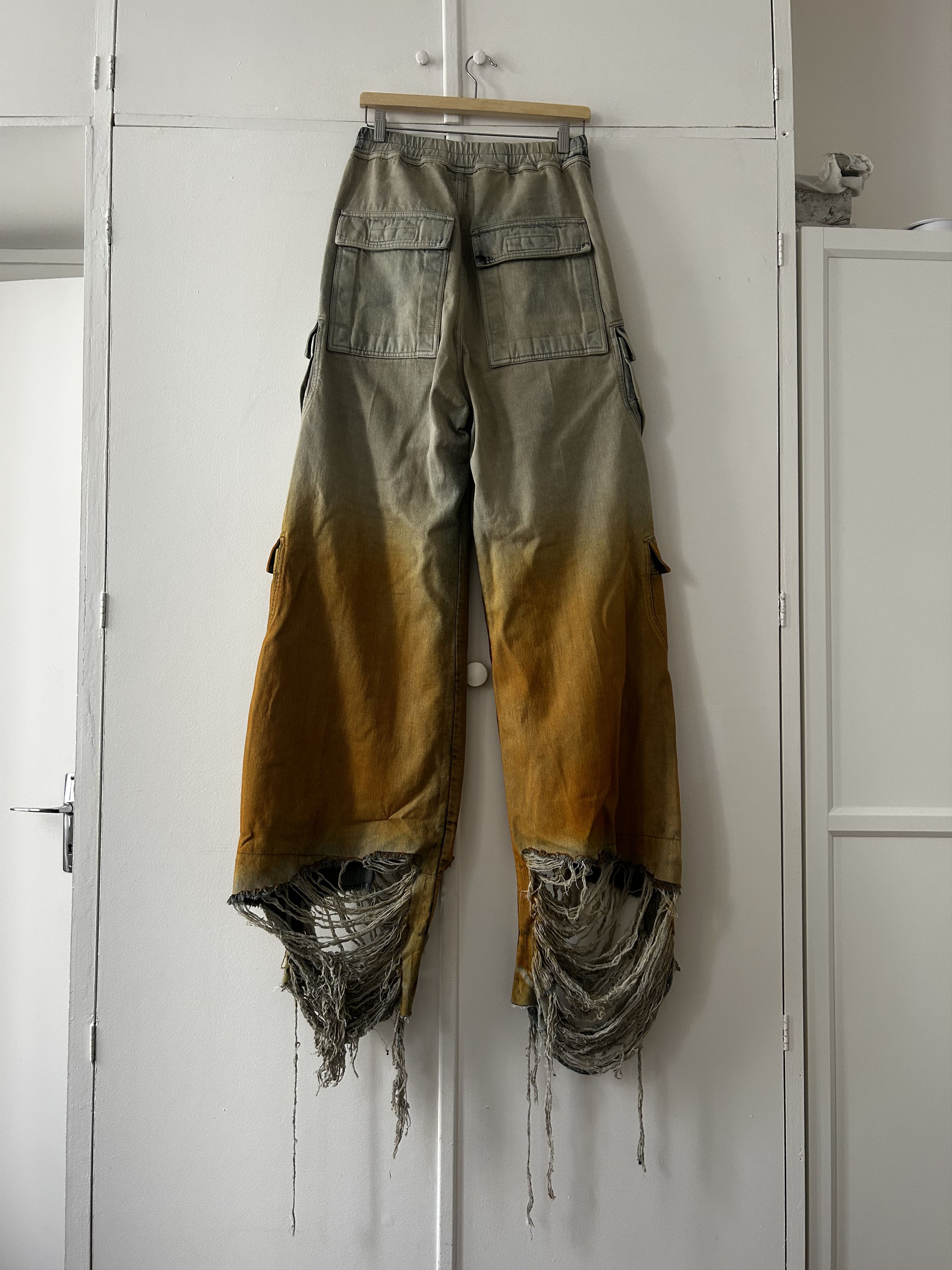 Rick Owens Drkshdw Rick Owens Drkshdw double cargo bela ombré Size US 32 / EU 48 - 15 Thumbnail