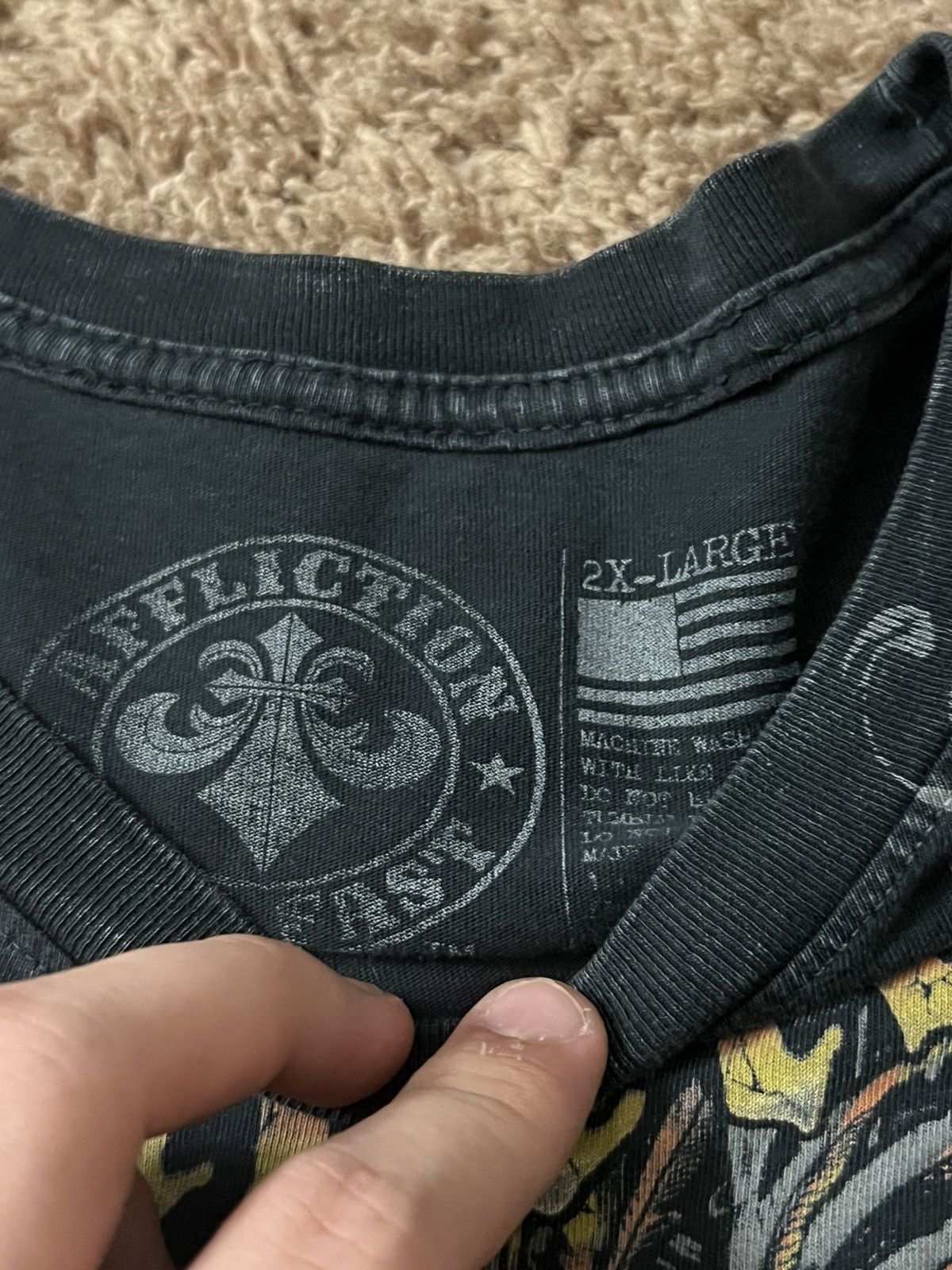 Affliction affliction rare shirt Size US XXL / EU 58 / 5 - 3 Thumbnail