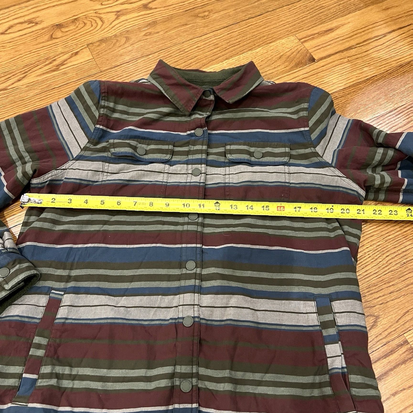Vintage VINTAGE L.L. BEAN Women's Flannel Shirt Size M Long Sleeve Casual Outdoor 90s Stripe Size M / US 6-8 / IT 42-44 - 6 Thumbnail