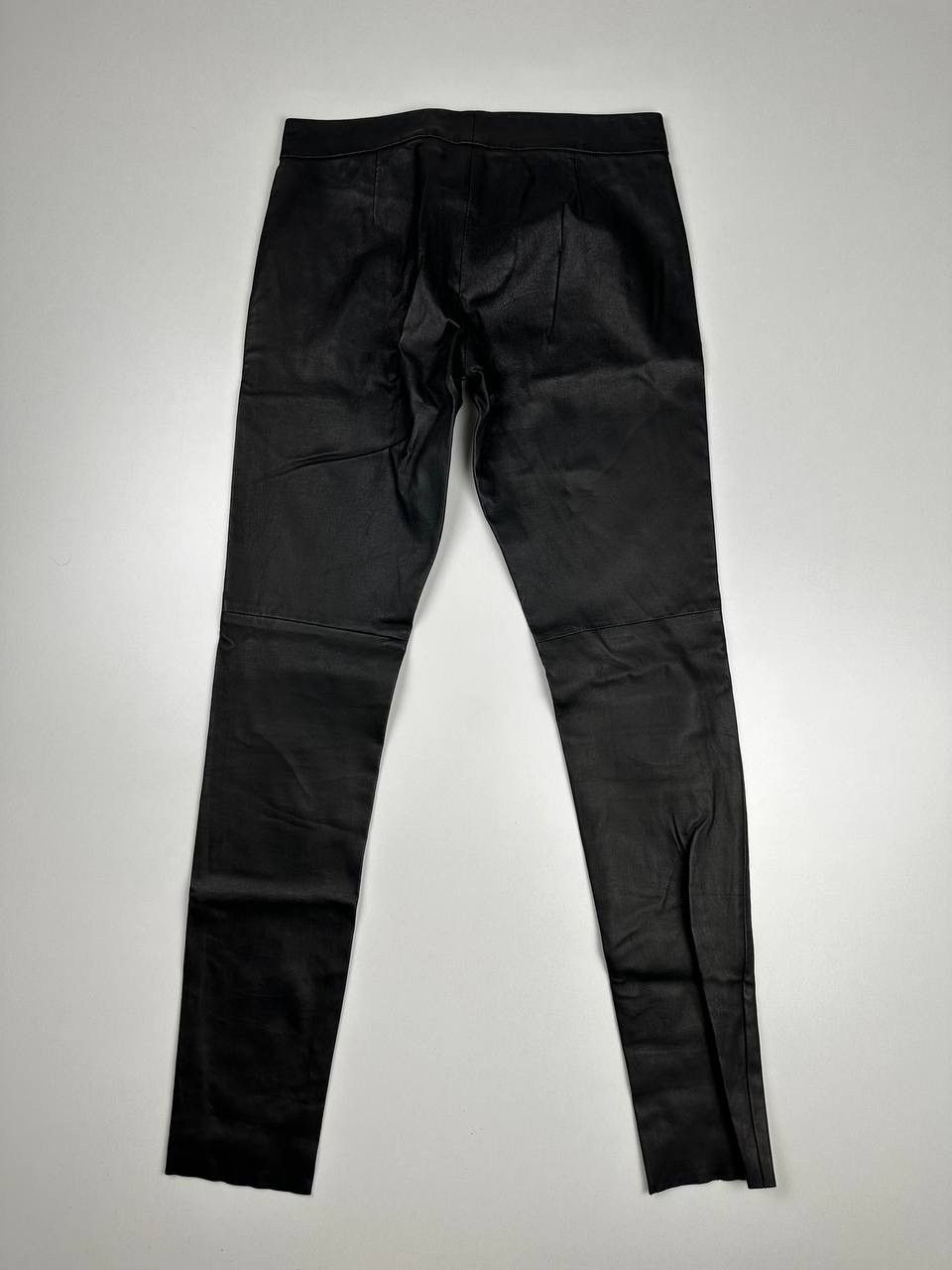 Vintage leather pants from Vionnet Size 26" / US 2 / IT 38 - 2 Thumbnail