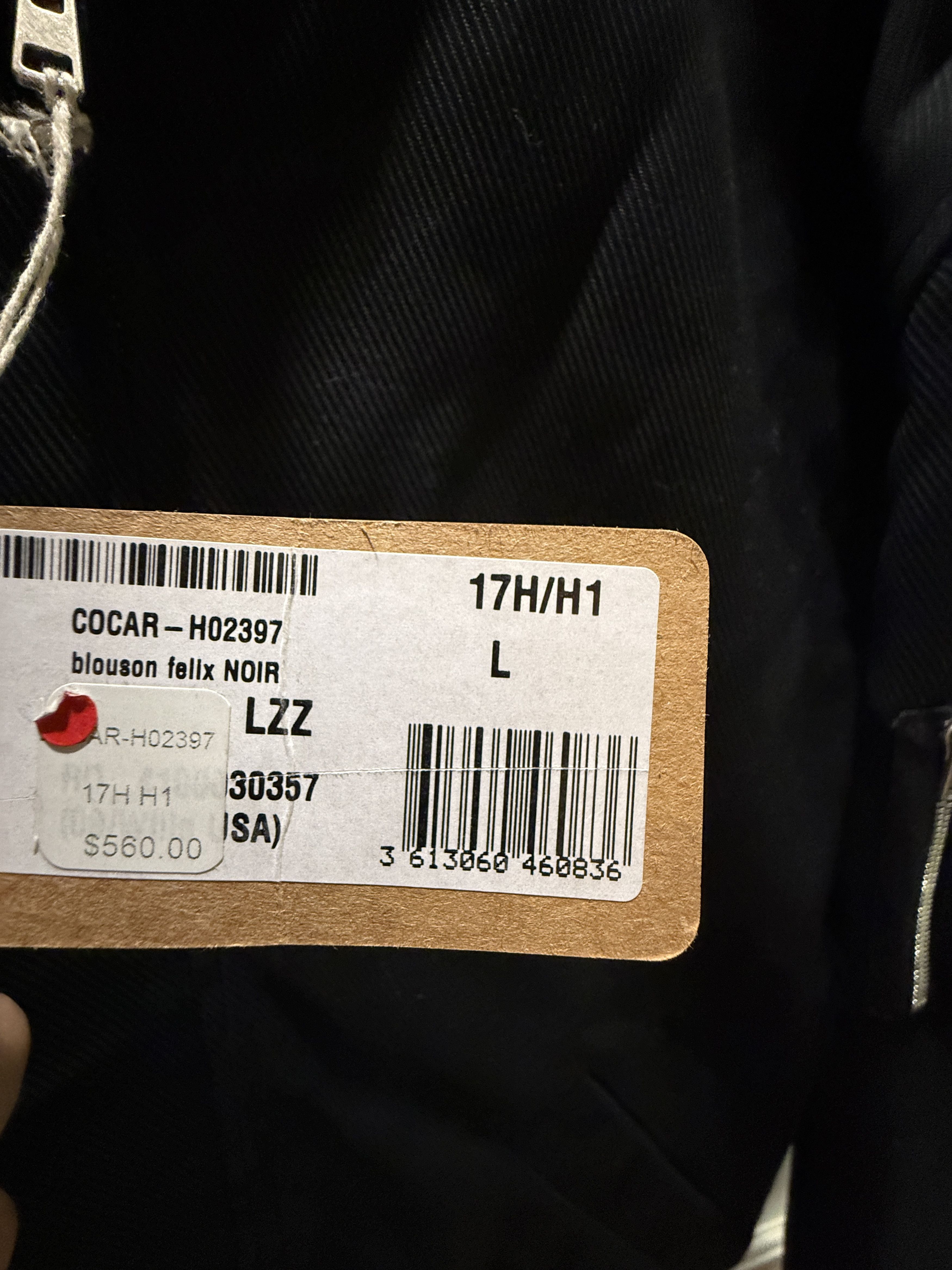 A.P.C. A.P.C Bomber Jacket Black Size Large Size US L / EU 52-54 / 3 - 3 Thumbnail