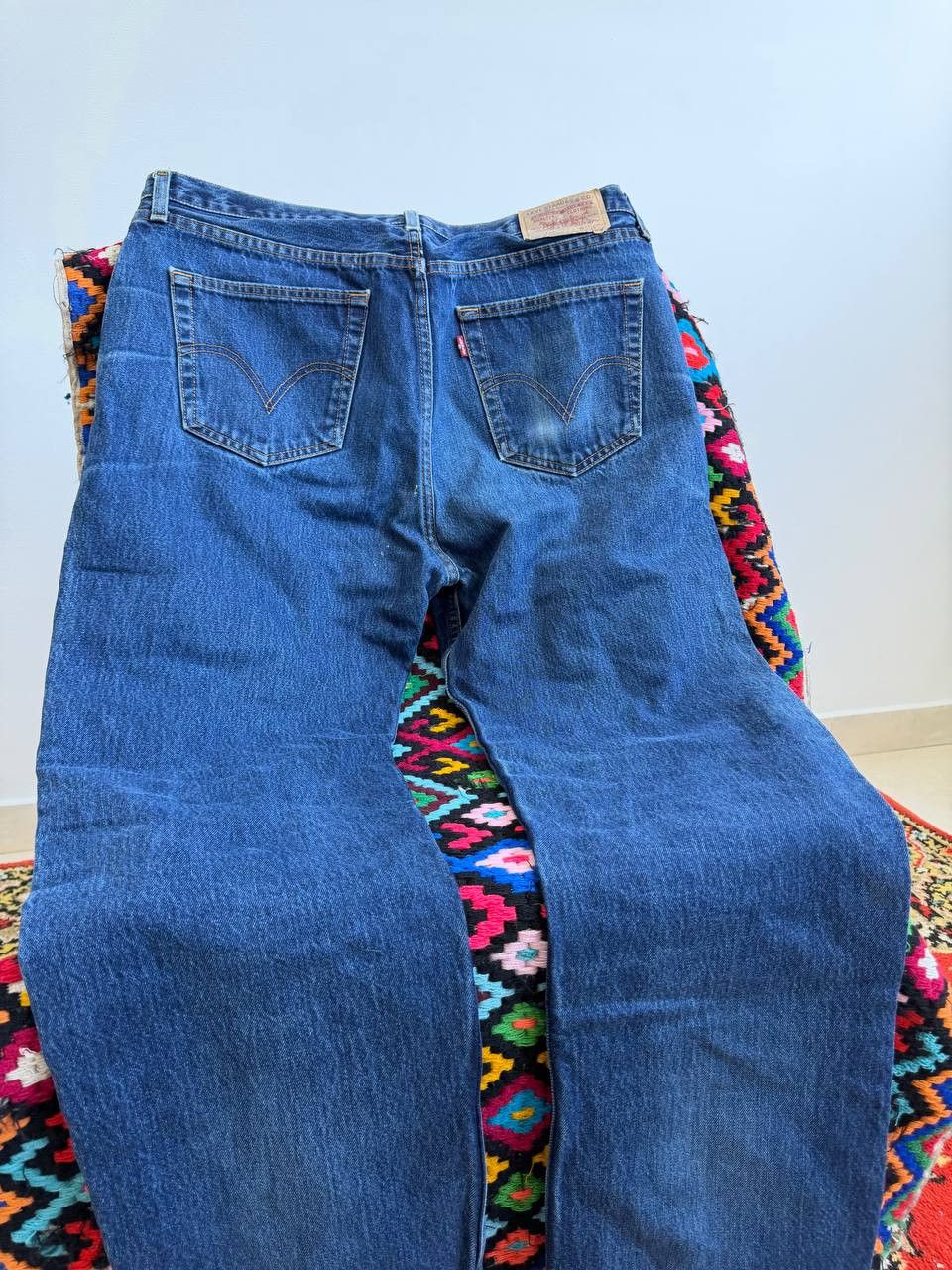 Hedi Slimane 2000s Hedi Slimane Style Washed Faded Denim Jeans Size US 32 / EU 48 - 3 Thumbnail