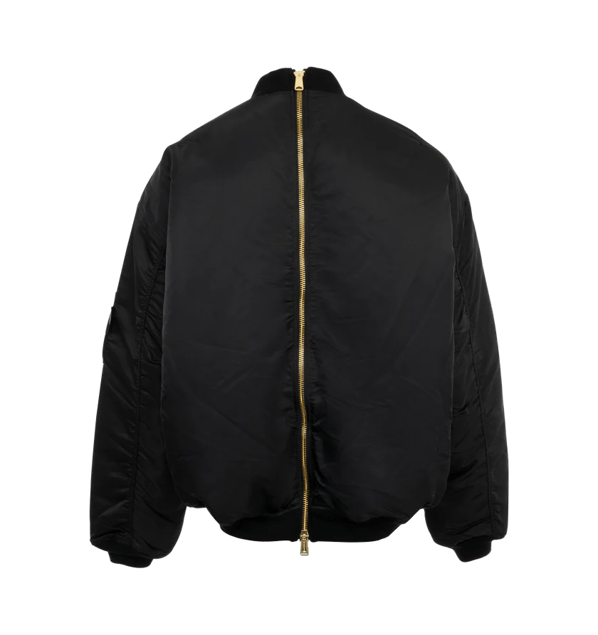 Vetements o1h1sh10525 Double Zip Bomber Jacket in Black Size US L / EU 52-54 / 3 - 2 Thumbnail