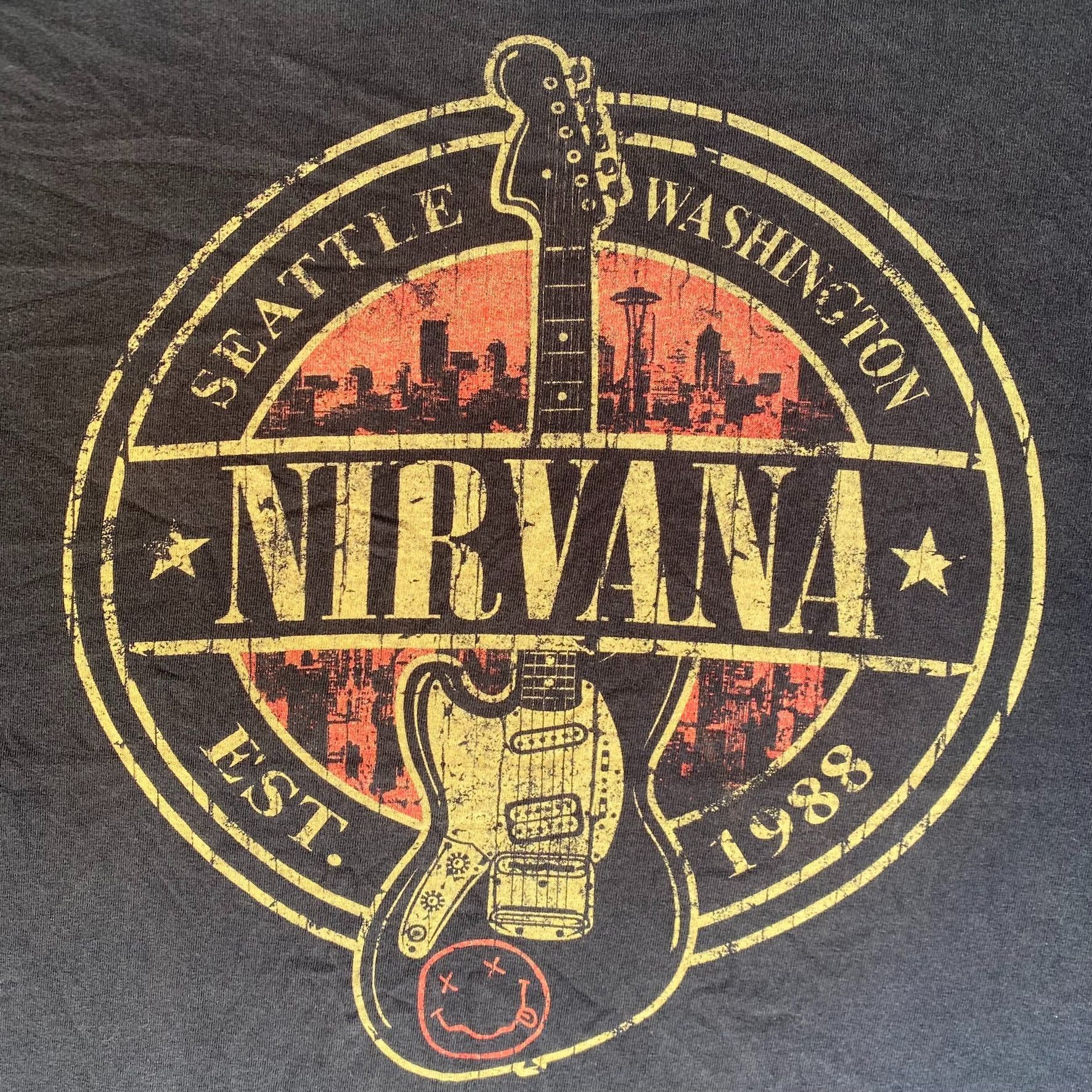 Band Tees Vintage Y2K Nirvana Band Shirt Punk Grunge Metal Rock Tee Size US XL / EU 56 / 4 - 3 Thumbnail