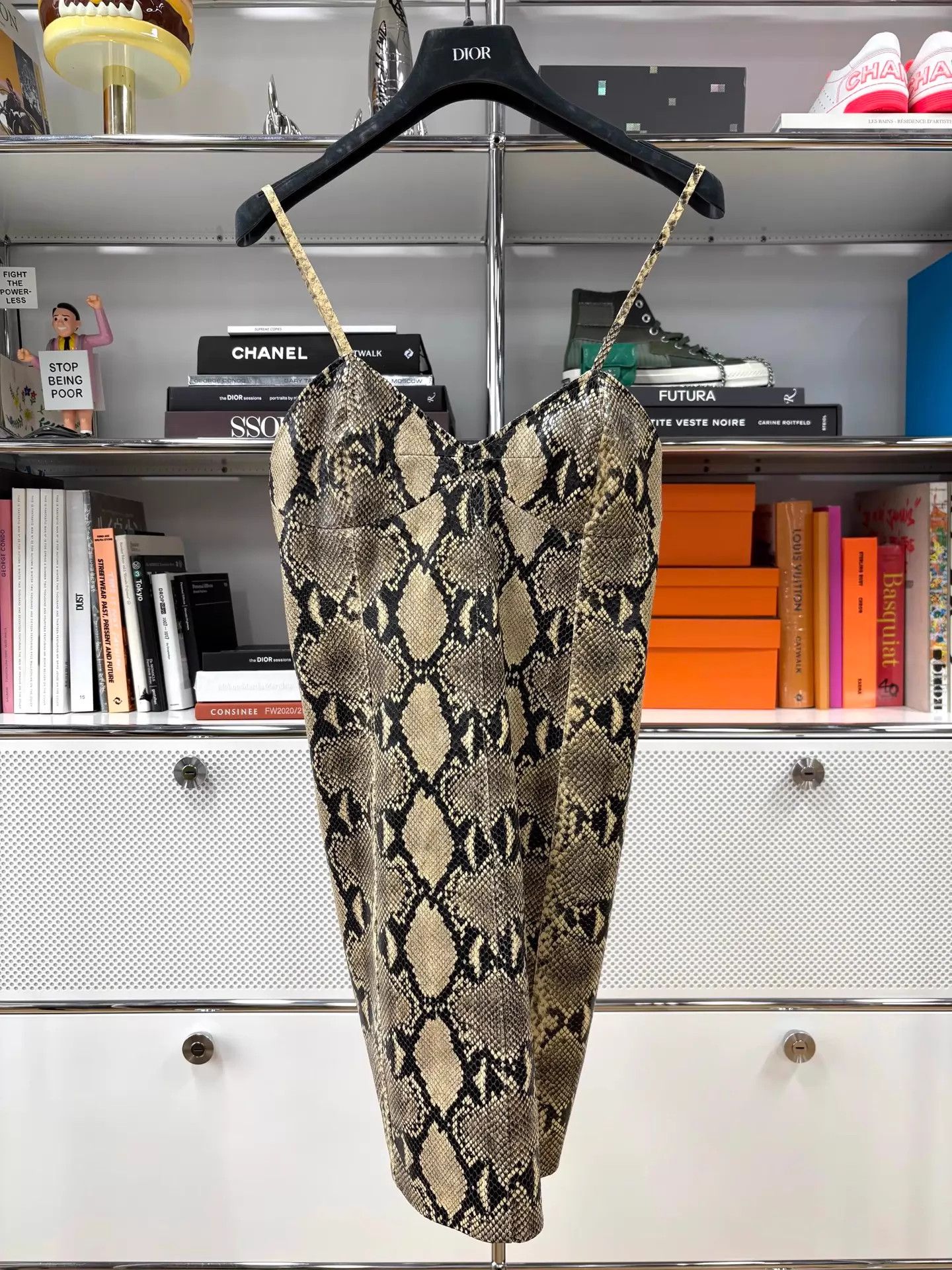 Gucci Gucci Runway Snake Print Leather Cami Dress IT38 Size XS / US 0-2 / IT 36-38 - 1 Thumbnail