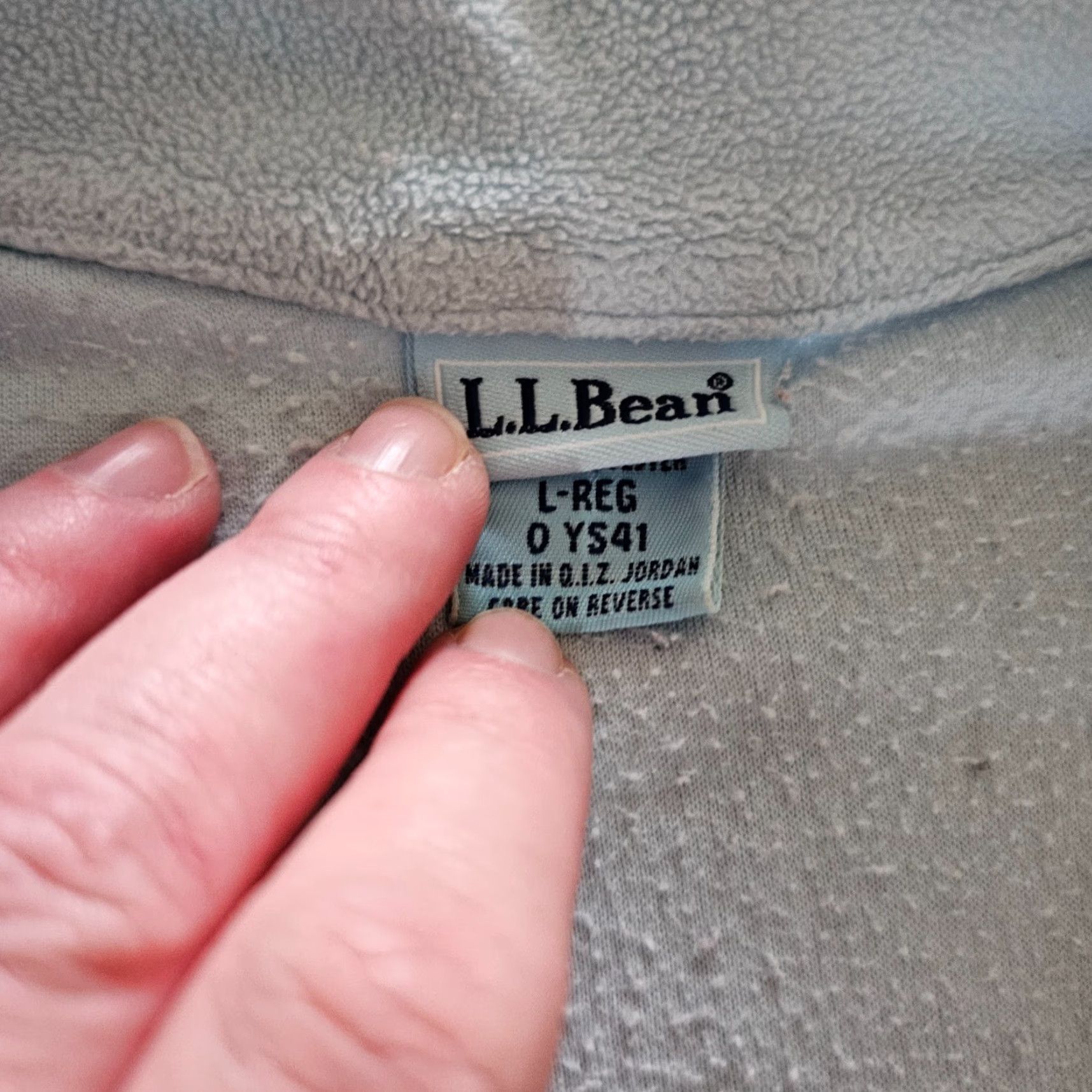 Vintage L.L. Bean Sweater Top Womens Large Green Fleece 1/4 Zip Long Sleeve Classic Basic Size L / US 10 / IT 46 - 4 Thumbnail