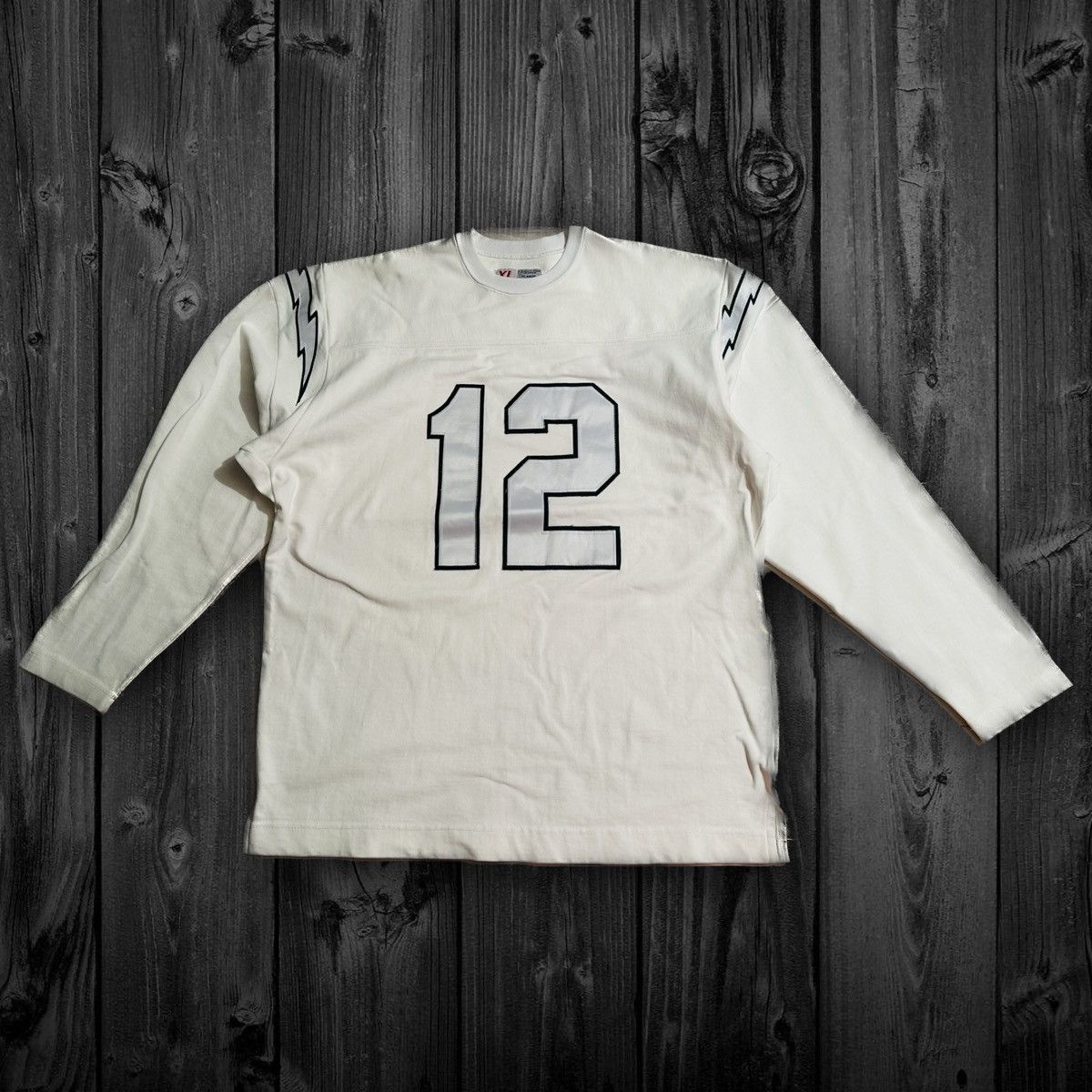 supreme vintage 90s jersey white lighting 12 size XL