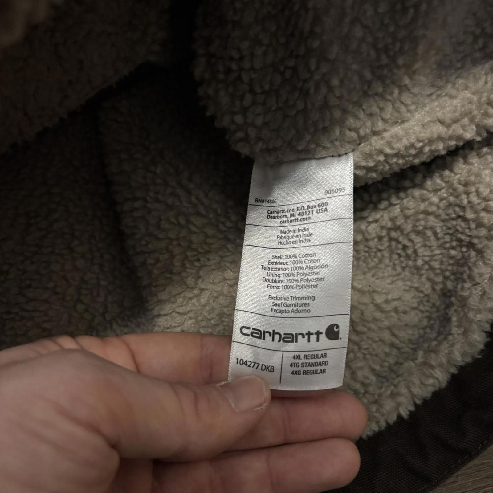 Carhartt carhartt loose fit Sherpa lined vest 4XL Size US XXL / EU 58 / 5 - 7 Thumbnail