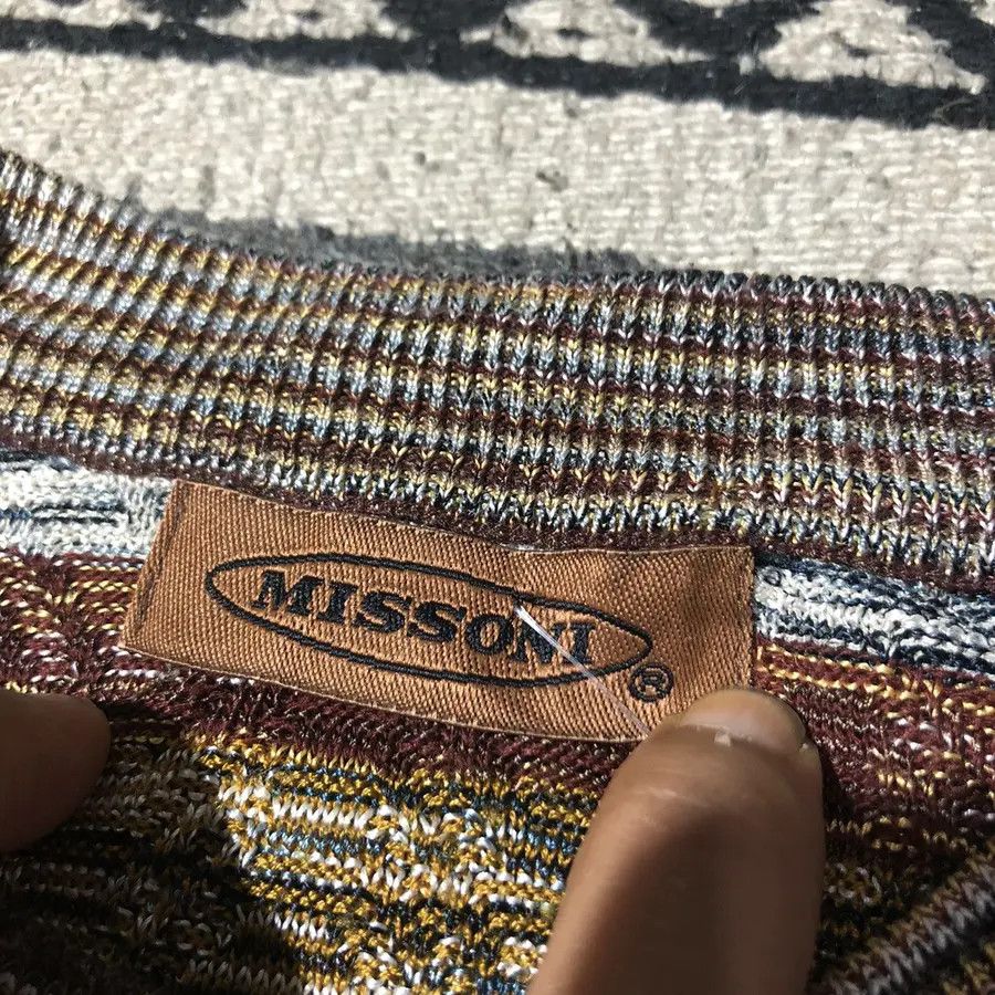 Missoni 🥬 Missoni Coloured Cable Knit Sweater Size US M / EU 48-50 / 2 - 5 Thumbnail