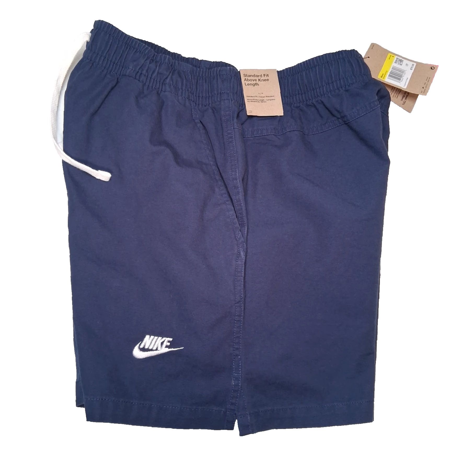 Nike Nike Club Shorts Men Small Regular Fit Twill Blue DX0619-410 S Slim Schematic? Size US 29 - 4 Thumbnail