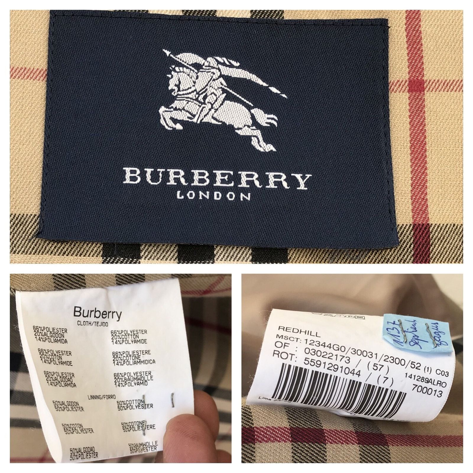 Burberry Burberry london Trench Coat jacket Nova Check overcoat KHAKI Size US L / EU 52-54 / 3 - 10 Thumbnail