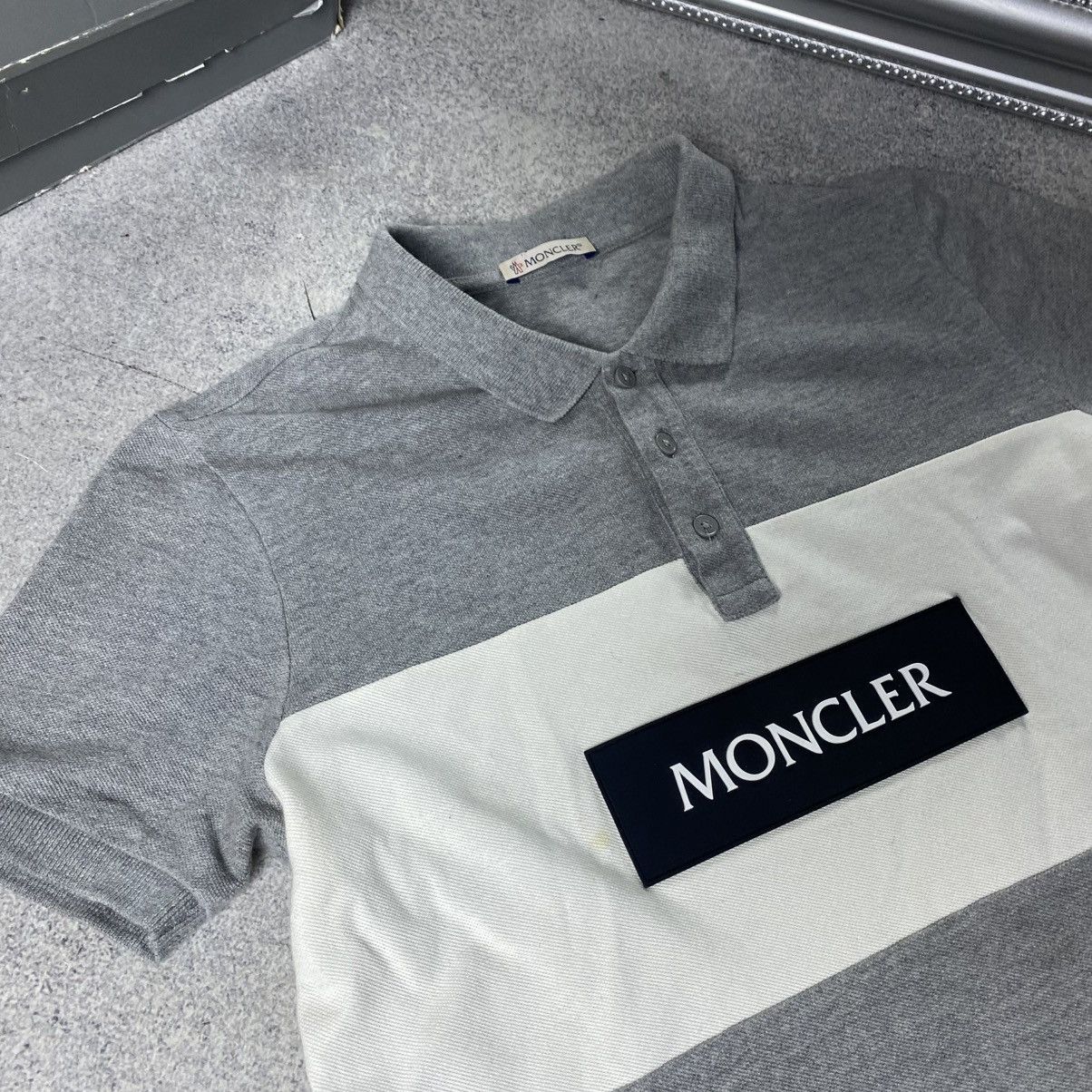 Moncler Moncler Polo T-shirt Big Logo Size XS Size US XS / EU 42 / 0 - 3 Thumbnail