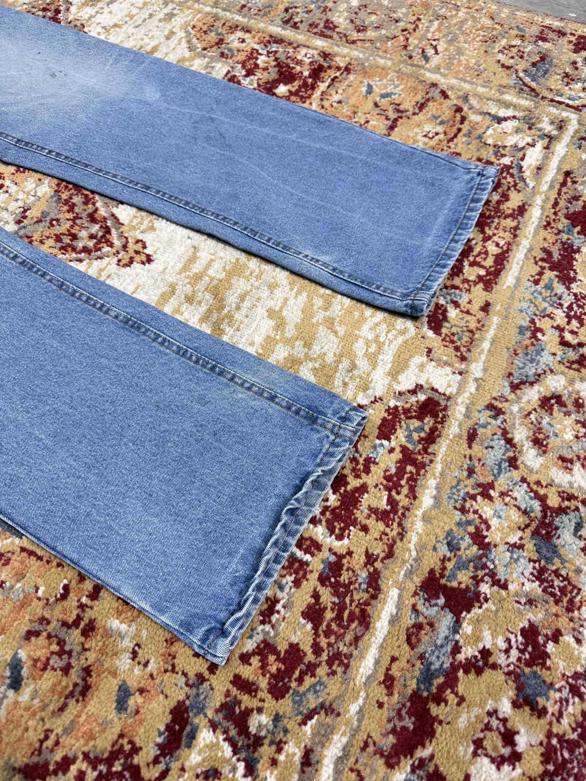 Vintage ᶠᵃⁿᶜʸᵍᵘʸ Vintage Baggy Washed Denim Jeans Wide leg Y2K Size US 36 / EU 52 - 2 Thumbnail