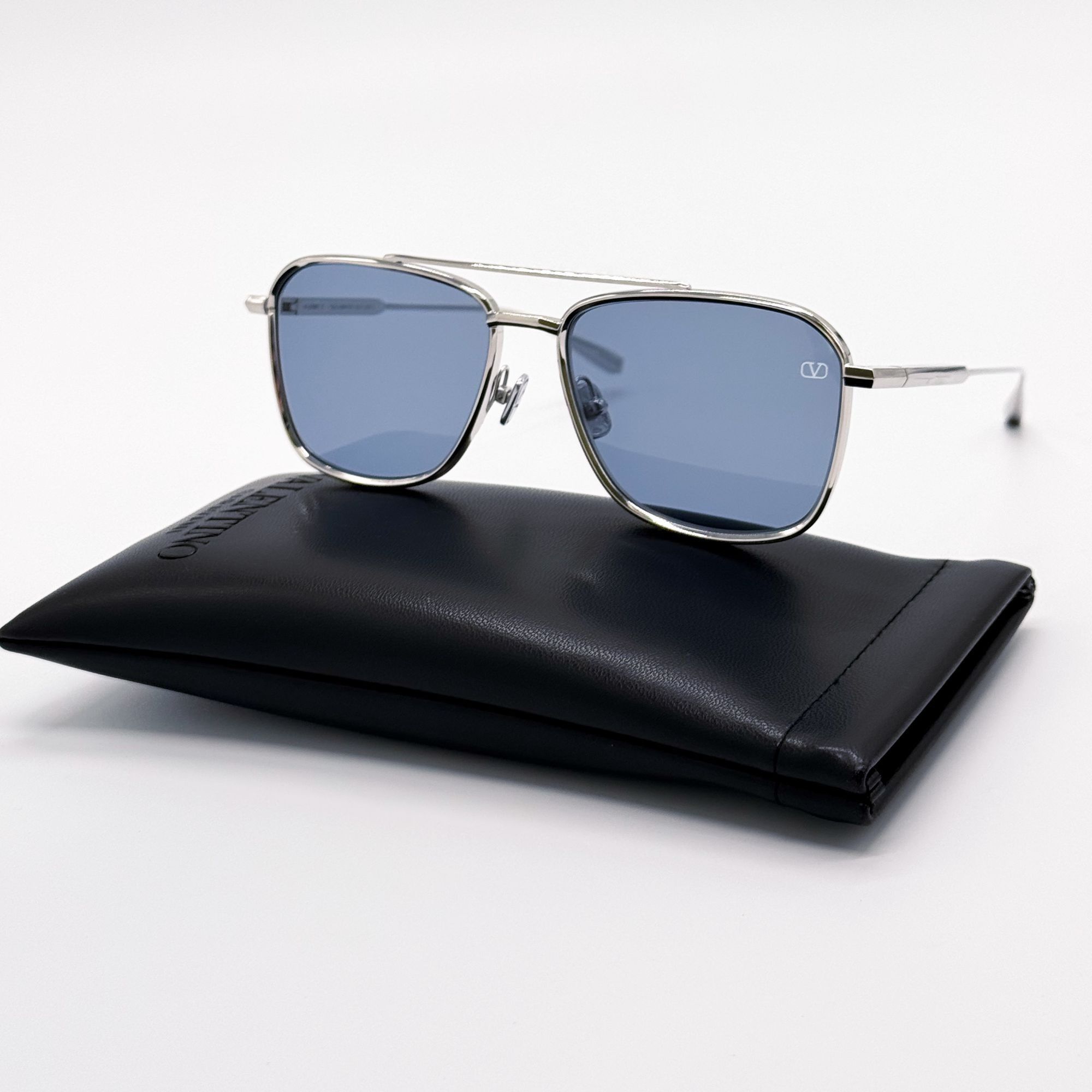 Valentino NEW VALENTINO SUNGLASSES VLS-168B LIMITED EDITION SILVER Size ONE SIZE - 1 Thumbnail