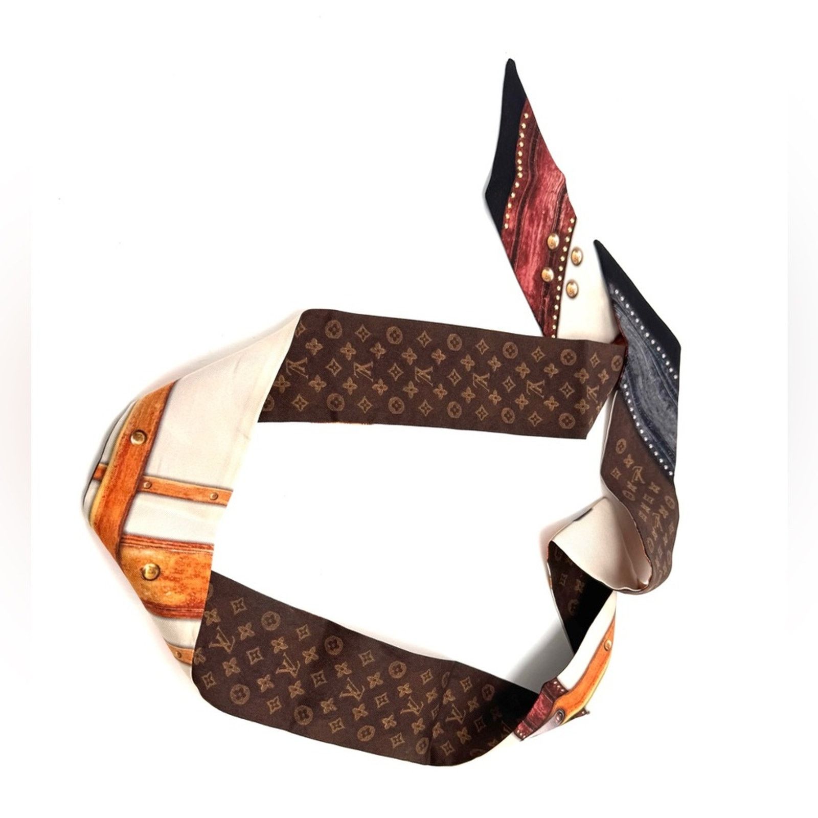 Louis Vuitton Rare LV Monogram Bag Scarf or Vachetta Handle Protector Size ONE SIZE - 7 Thumbnail