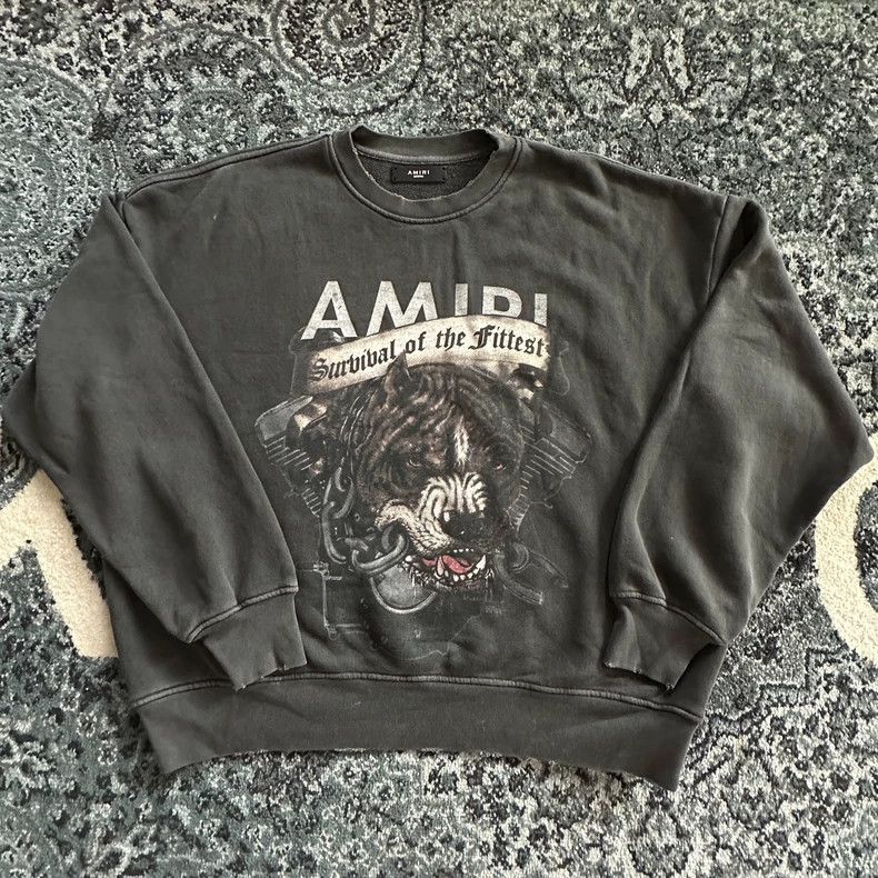 Amiri Amiri Round-neck sweatshirt 2501-Nextarrow Size US M / EU 48-50 / 2 - 1 Thumbnail