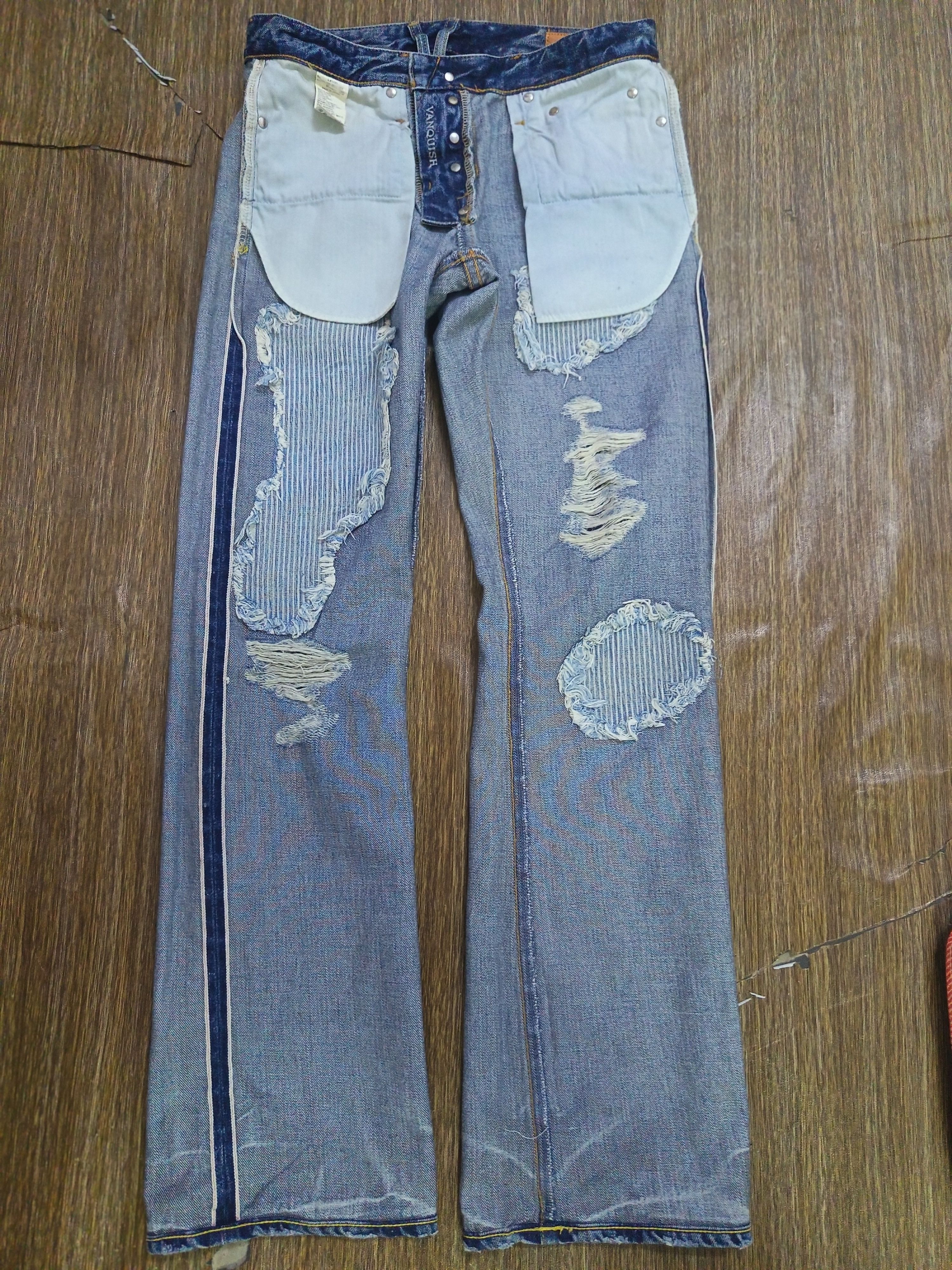 Vanquish Distressed Vanquish selvedge Size 31" - 3 Thumbnail
