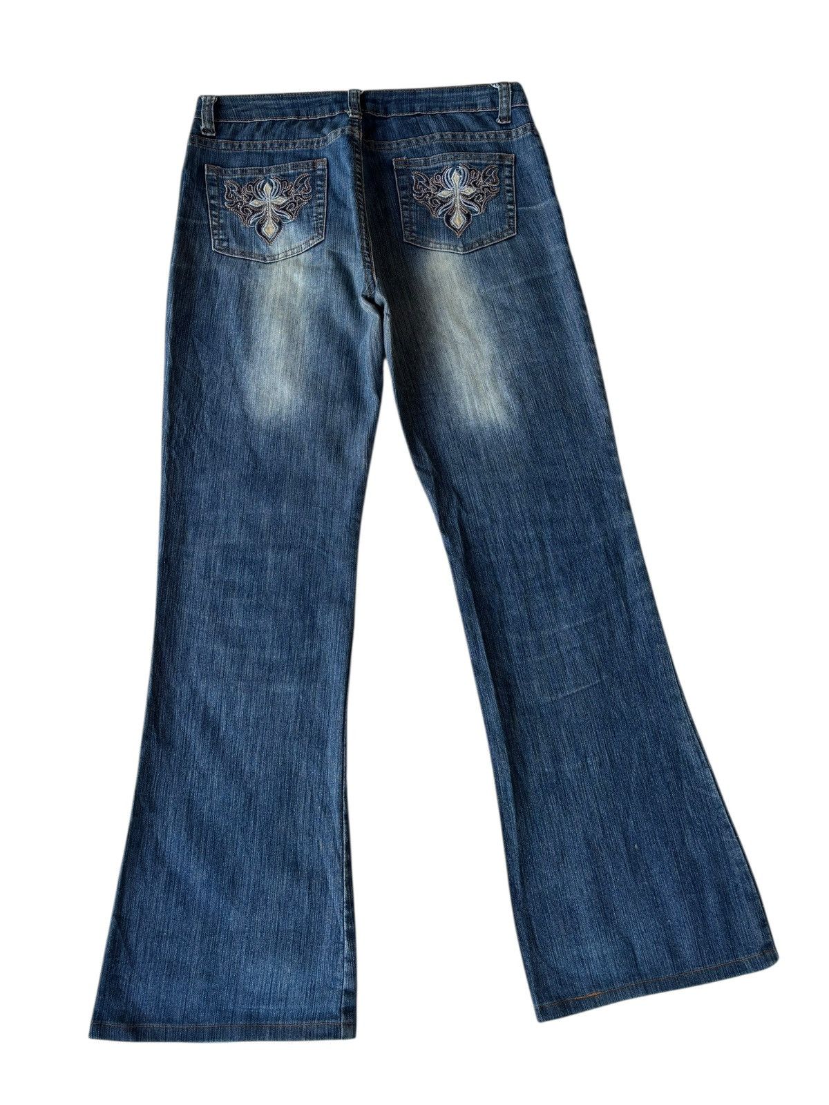 Kapital 💥HAPHAZARD FLARE JEANS BOOTCUT DENIM JAPANESE STYLE Size US 32 / EU 48 - 3 Thumbnail