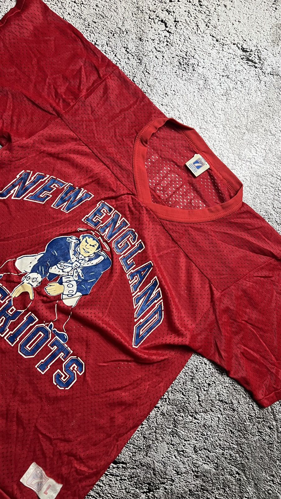 Logo 7 VTG 80-90’s New England Patriots LOGO 7 jersey made in USA Size US M / EU 48-50 / 2 - 2 Thumbnail
