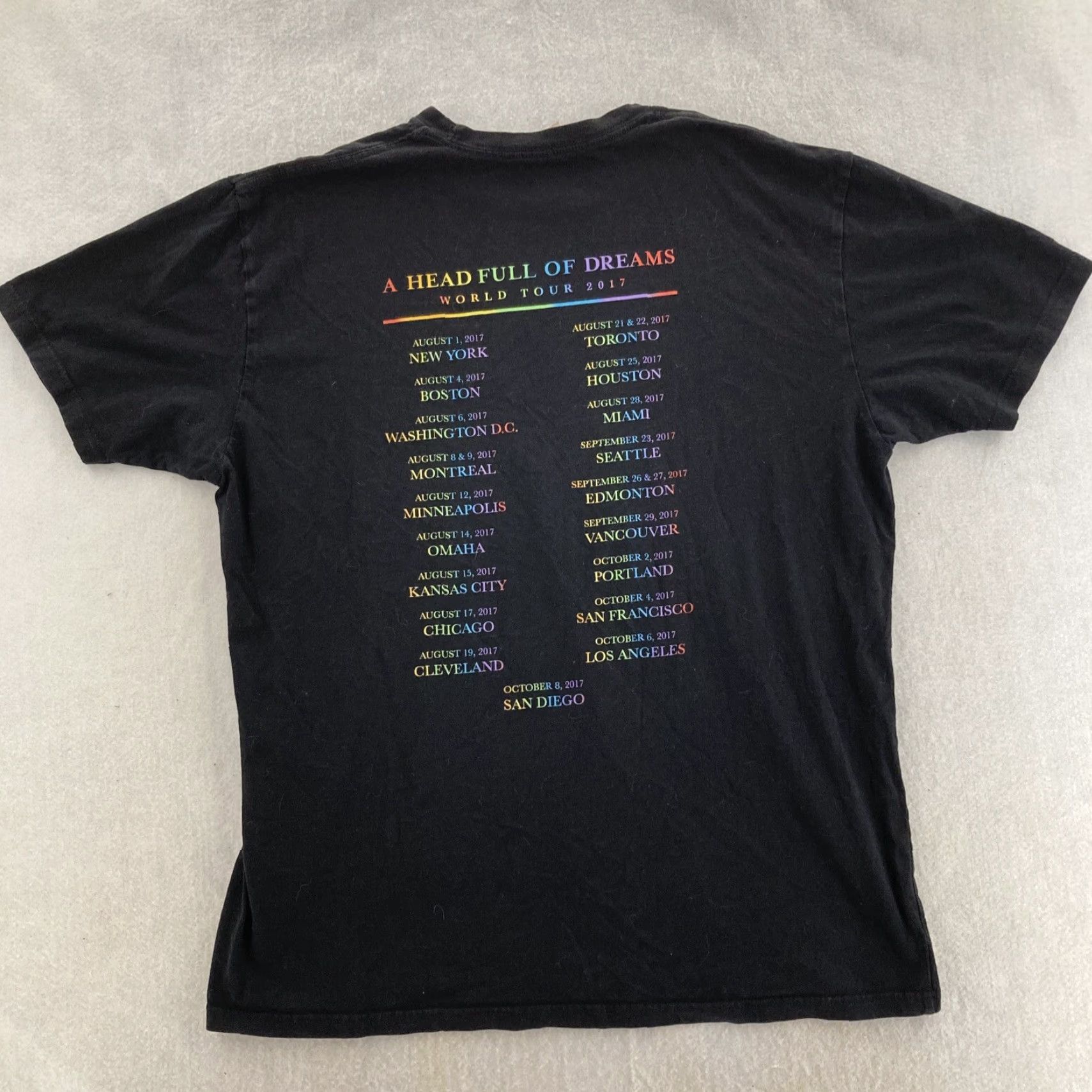 Vintage Coldplay Shirt Adult Large Head Full of Dreams 2017 Size US L / EU 52-54 / 3 - 2 Thumbnail
