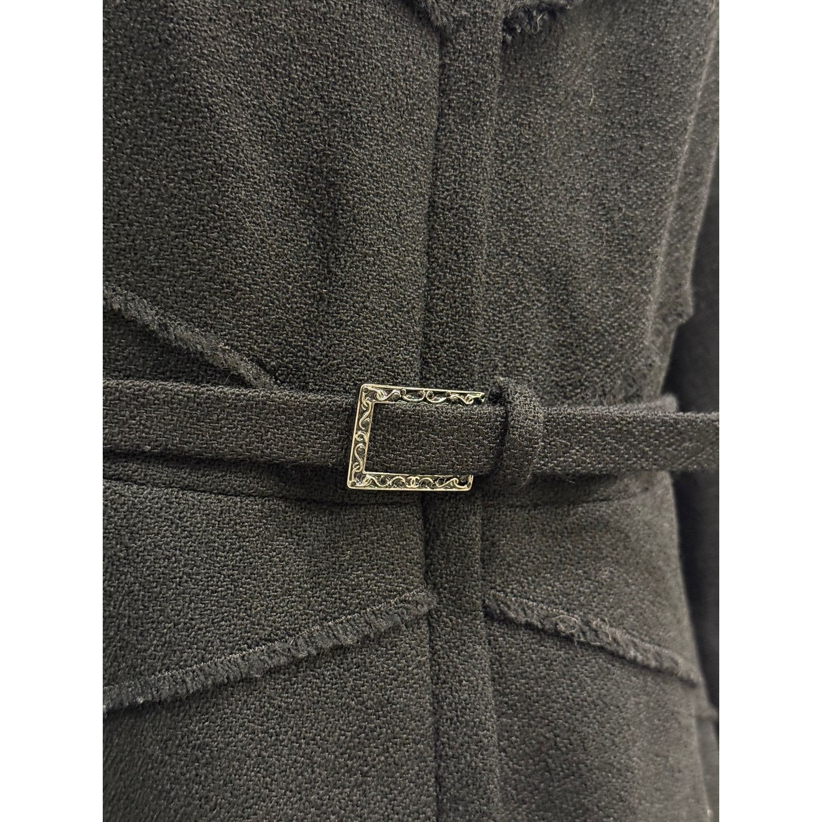 Chanel A/W2007 Chanel structured wool belted coat Size M / US 6-8 / IT 42-44 - 6 Thumbnail