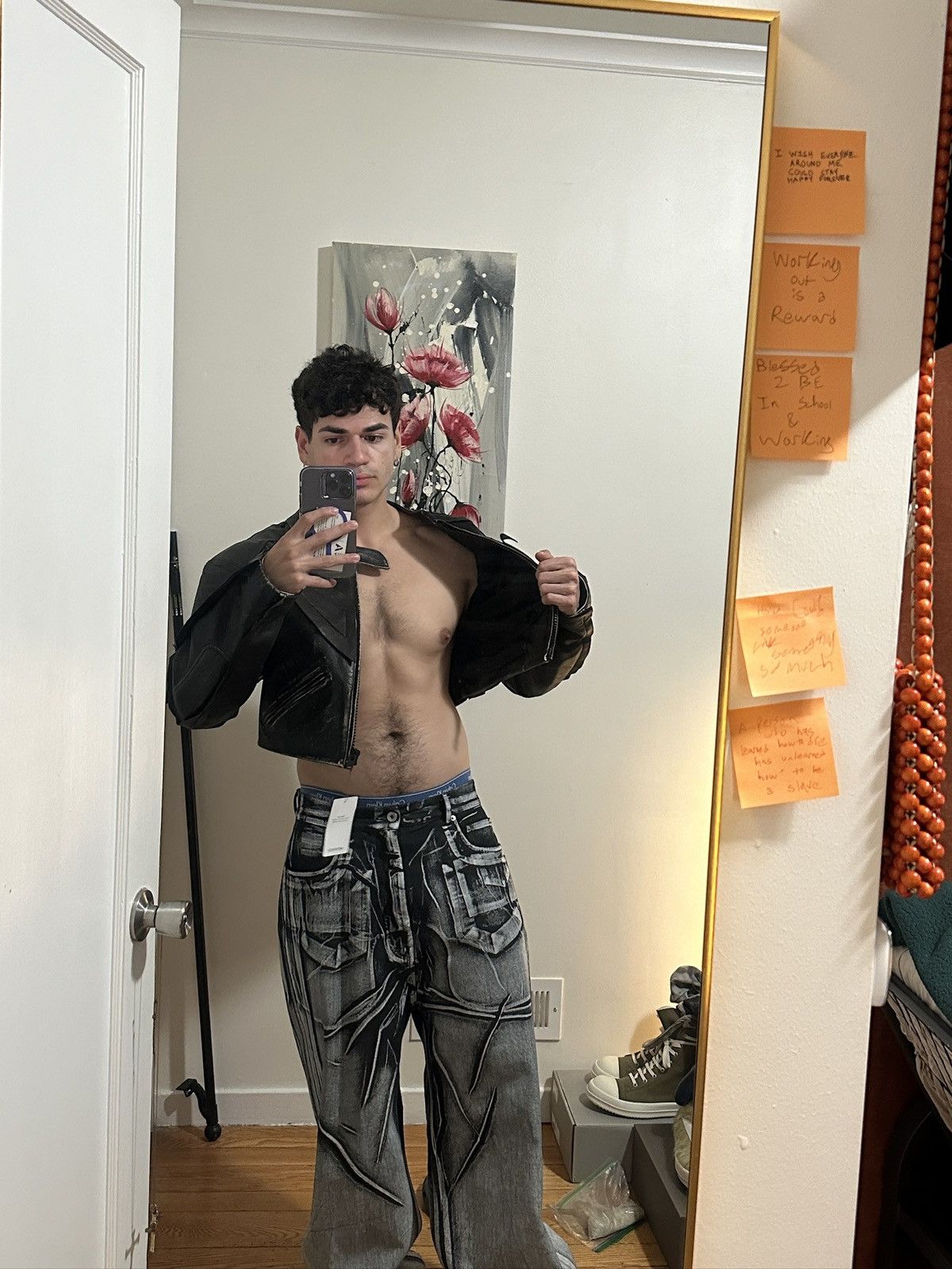 Rick Owens Drkshdw Rick Owens Geth Denim Pantaloni Sample Size US 31 - 9 Thumbnail