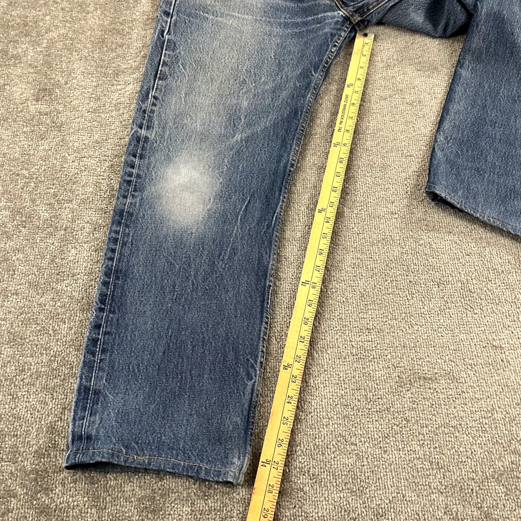 Levi's VINTAGE Levi's 501 XX Jeans Mens 36x28 Light Blue Denim Straight Button Fly 5-Pocket Classic American Size US 36 / EU 52 - 6 Thumbnail