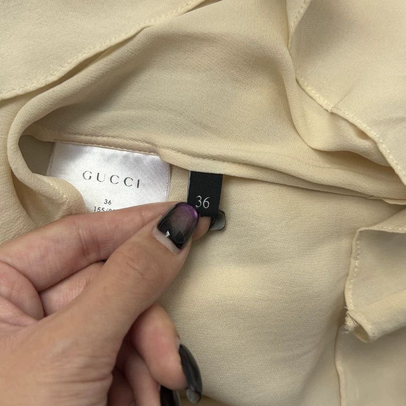 Gucci Gucci Mulberry silk sleeveless knitted vest Size XS / US 0-2 / IT 36-38 - 6 Thumbnail