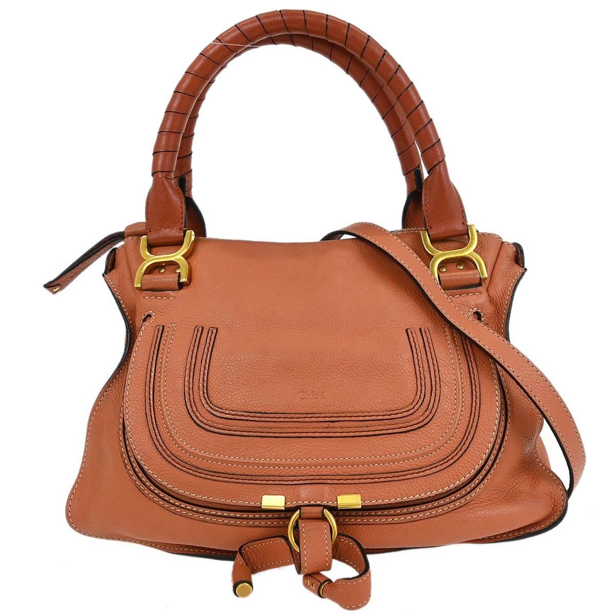 Chloe Marcie Satchel Leather