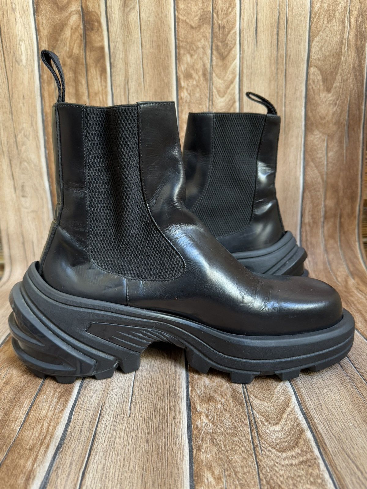 1017 ALYX 9SM × Alyx × MMW Removable sole chelsea boots Size US 7.5 / EU 40-41 - 6 Thumbnail