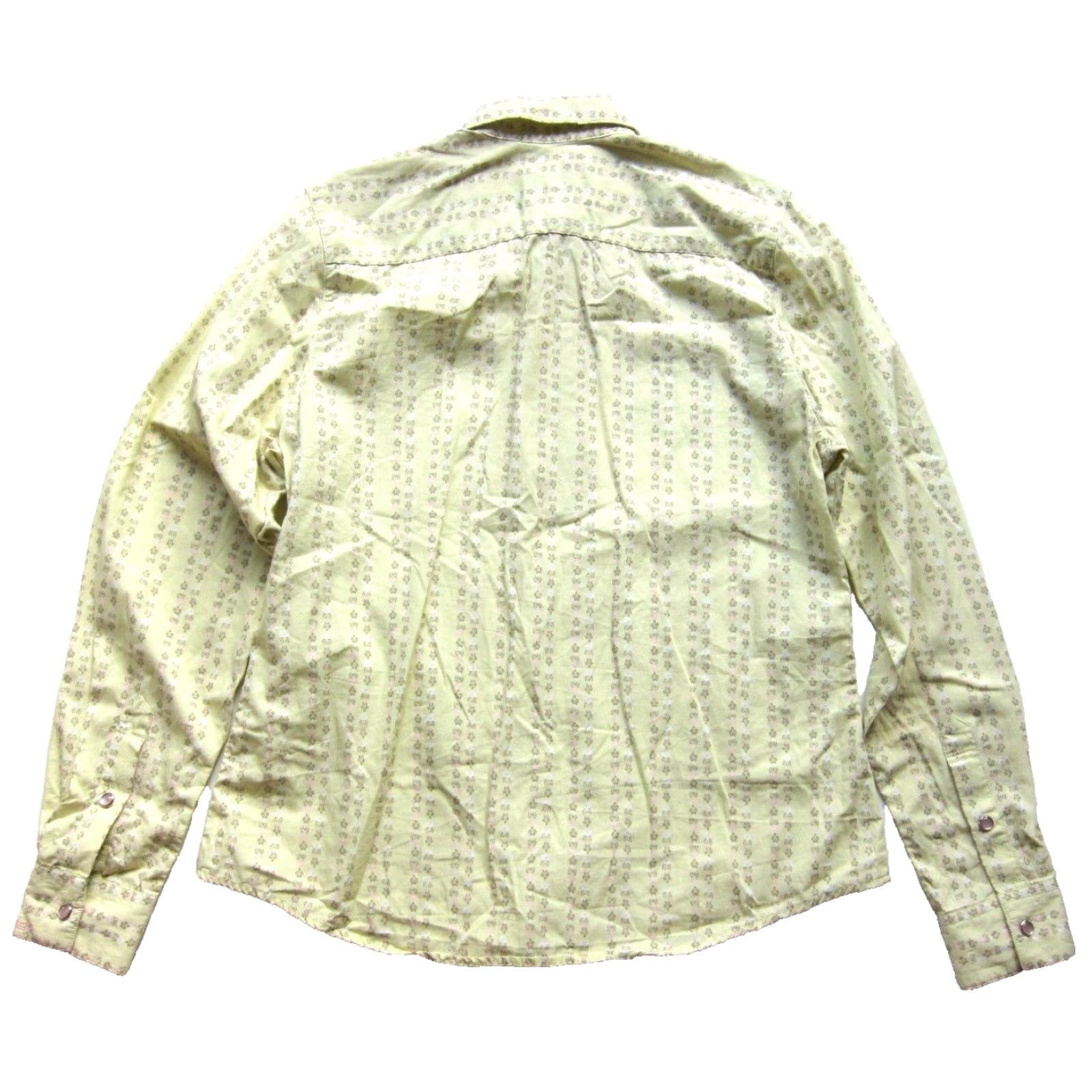 Vintage Rockies 100% Cotton Yellow Floral Long Sleeve Western Shirt M Size M / US 6-8 / IT 42-44 - 2 Thumbnail