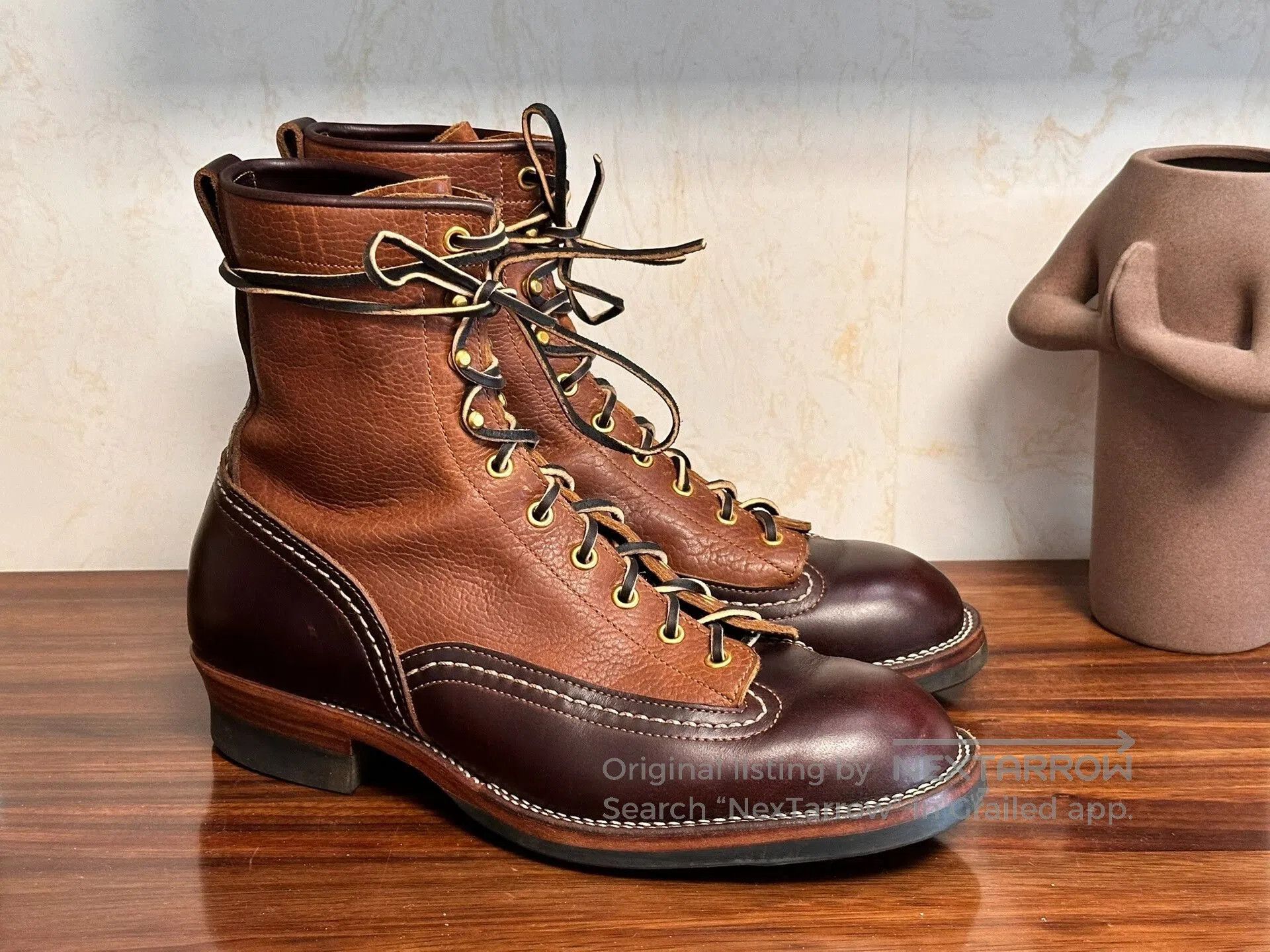 Iron Heart Ironboot High Line Logging Boots. Size US 7.5 / EU 40-41 - 1 Thumbnail