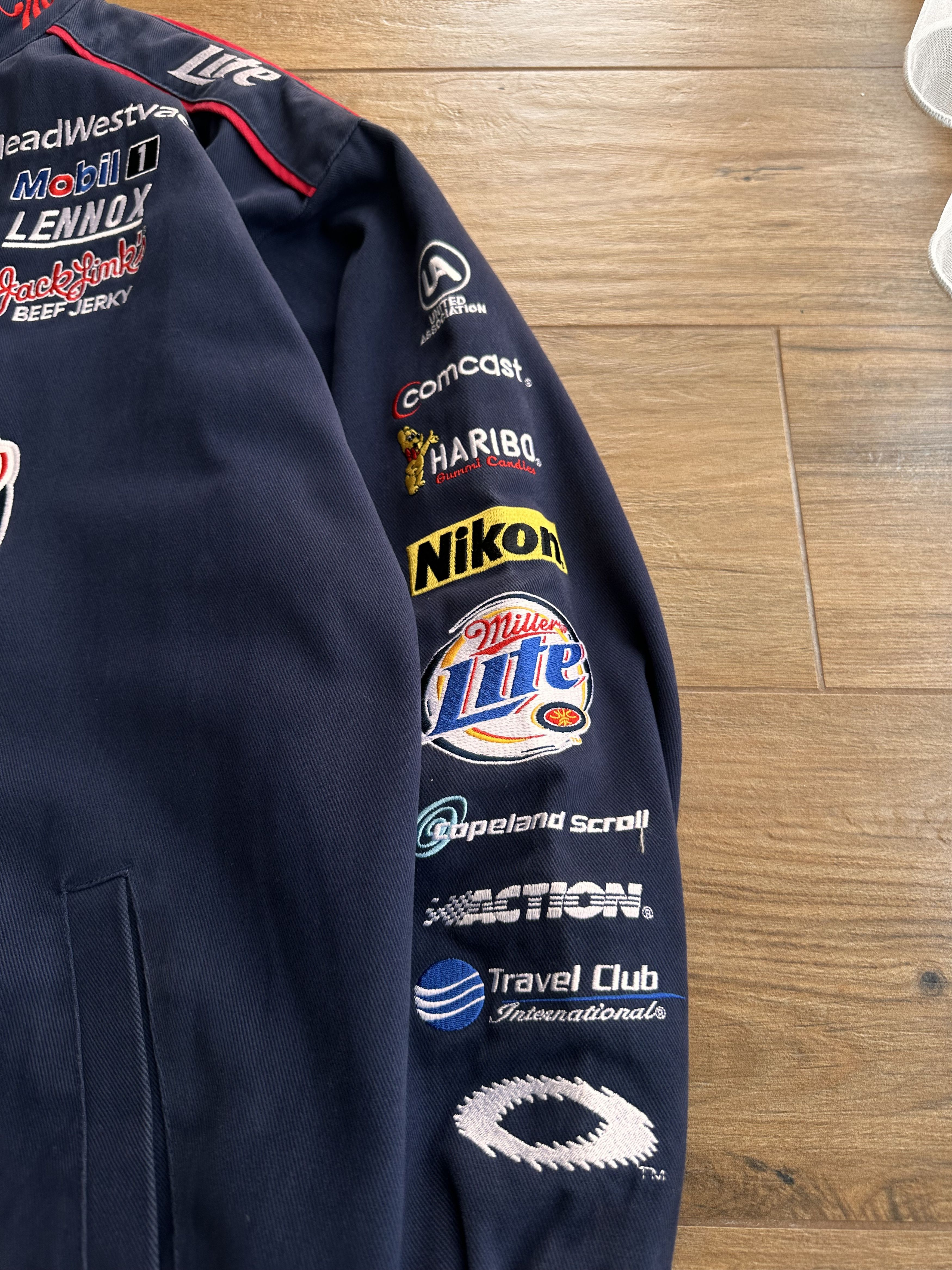 NASCAR Vintage Rusty Wallace NASCAR Miller Lite Chase Racing Jacket Size US XL / EU 56 / 4 - 11 Thumbnail