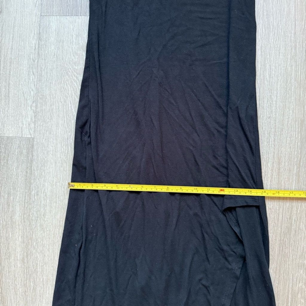 The Unbranded Brand Source Unknown Black Sleeveless Sheath Maxi Dress Size L / US 10 / IT 46 - 6 Thumbnail