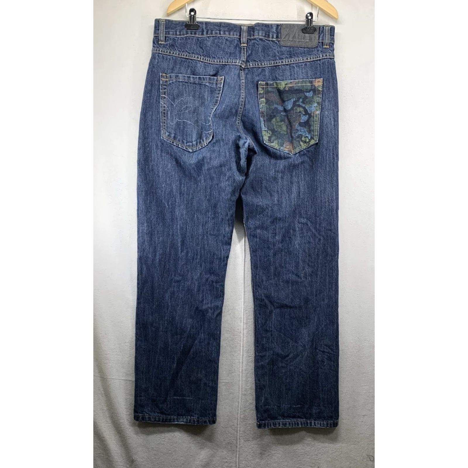 Rocawear VINTAGE Rocawear Men’s Jeans Size 38 Adult Straight 90s Dark Blue Denim Hip Hop Mens Size US 38 / EU 54 - 3 Thumbnail