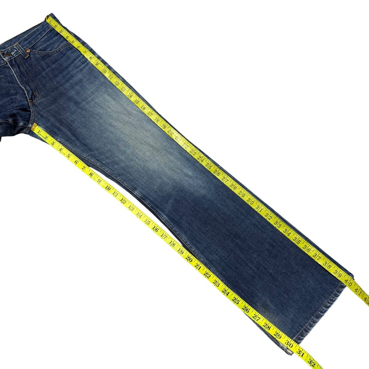 Levi's Vintage Levis 517 Flare Jeans Distressed Hedi Slimane Style Size US 27 - 17 Thumbnail