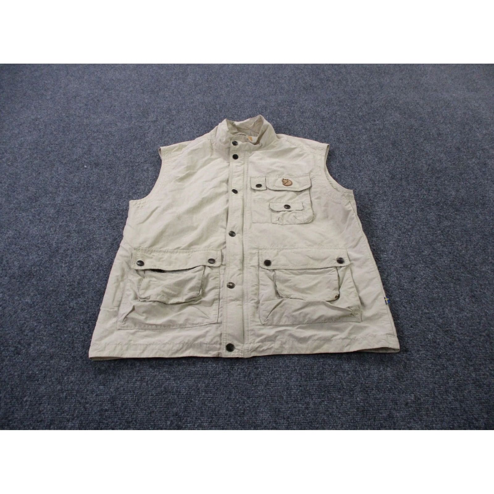 Vintage Fjällräven Vest Jacket Mens L Outdoors Hiking Cargo Utility Camping Fishing Size US L / EU 52-54 / 3 - 2 Thumbnail