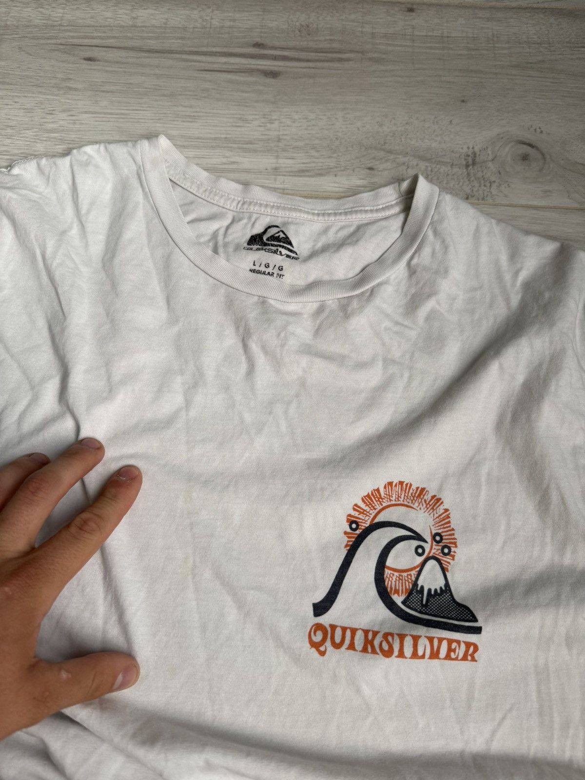 Vintage Vintage T-shirt Quiksilver Size US L / EU 52-54 / 3 - 3 Thumbnail