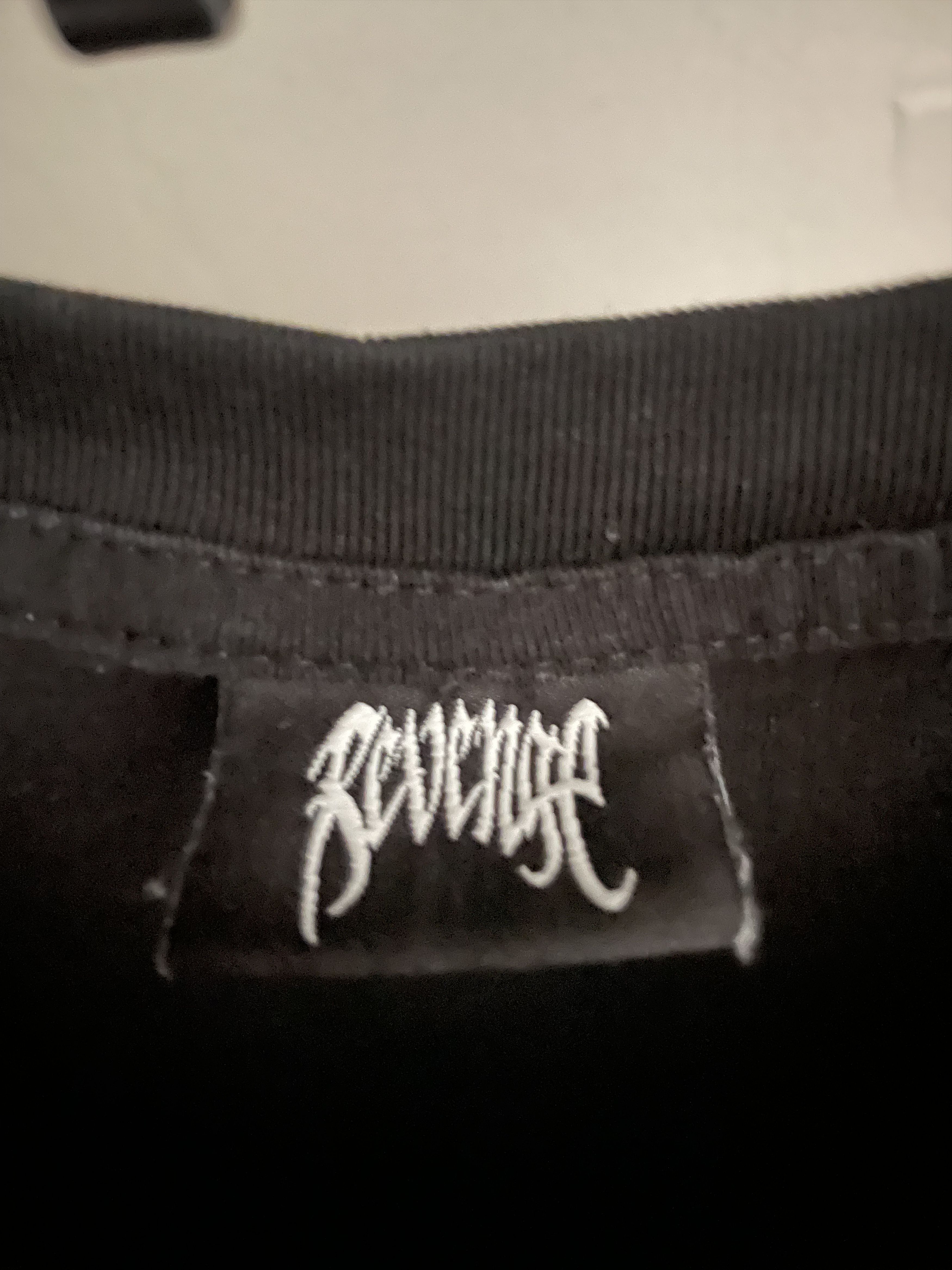 Revenge Revenge Bone Black Tee Size US L / EU 52-54 / 3 - 3 Thumbnail