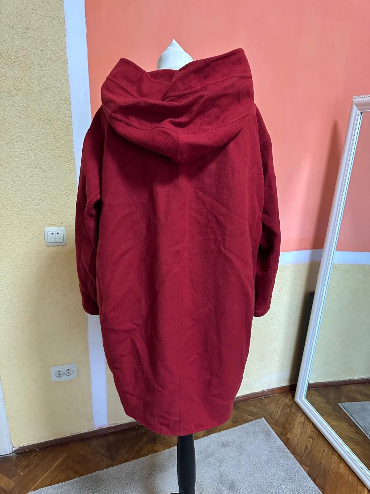 Jil Sander Jil Sander Women Coat Red Wool Size 42 Size M / US 6-8 / IT 42-44 - 4 Thumbnail