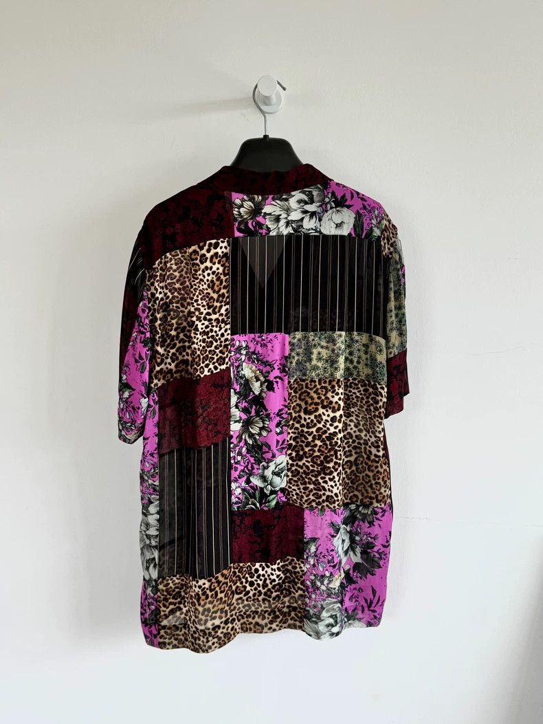 Dries Van Noten DRIES VAN NOTEN size:46 Flower patchwork shirt Size M / US 6-8 / IT 42-44 - 2 Thumbnail