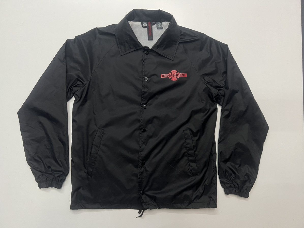 image of Vintage Independent Coach Jacket in Black, Men's (Size Medium)