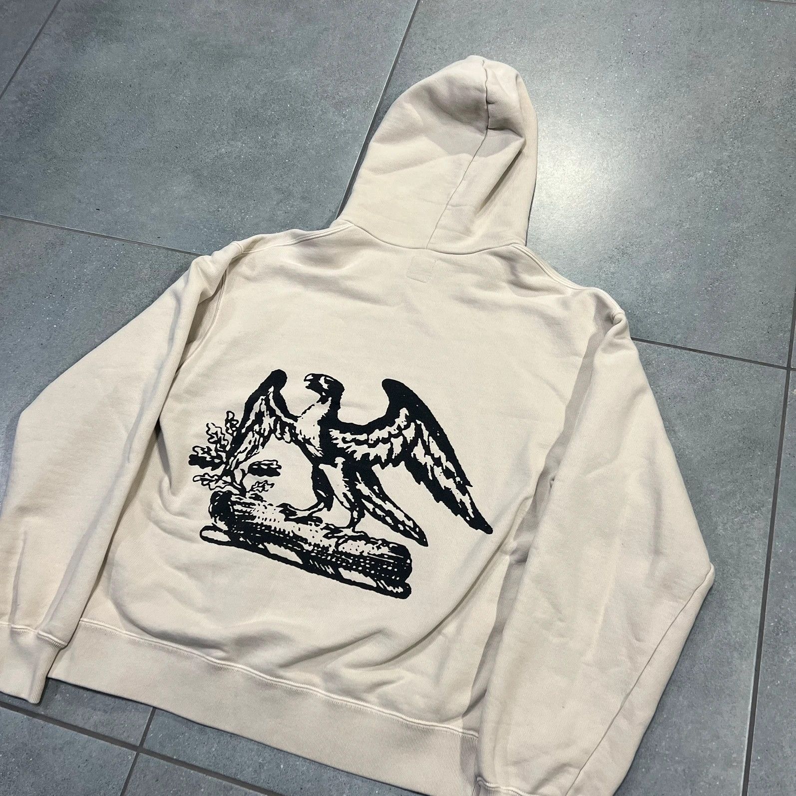 Yeezy SZN 5 yeezy calabasas beige Eagle hoodie yeezy kanye west Size US M / EU 48-50 / 2 - 2 Thumbnail