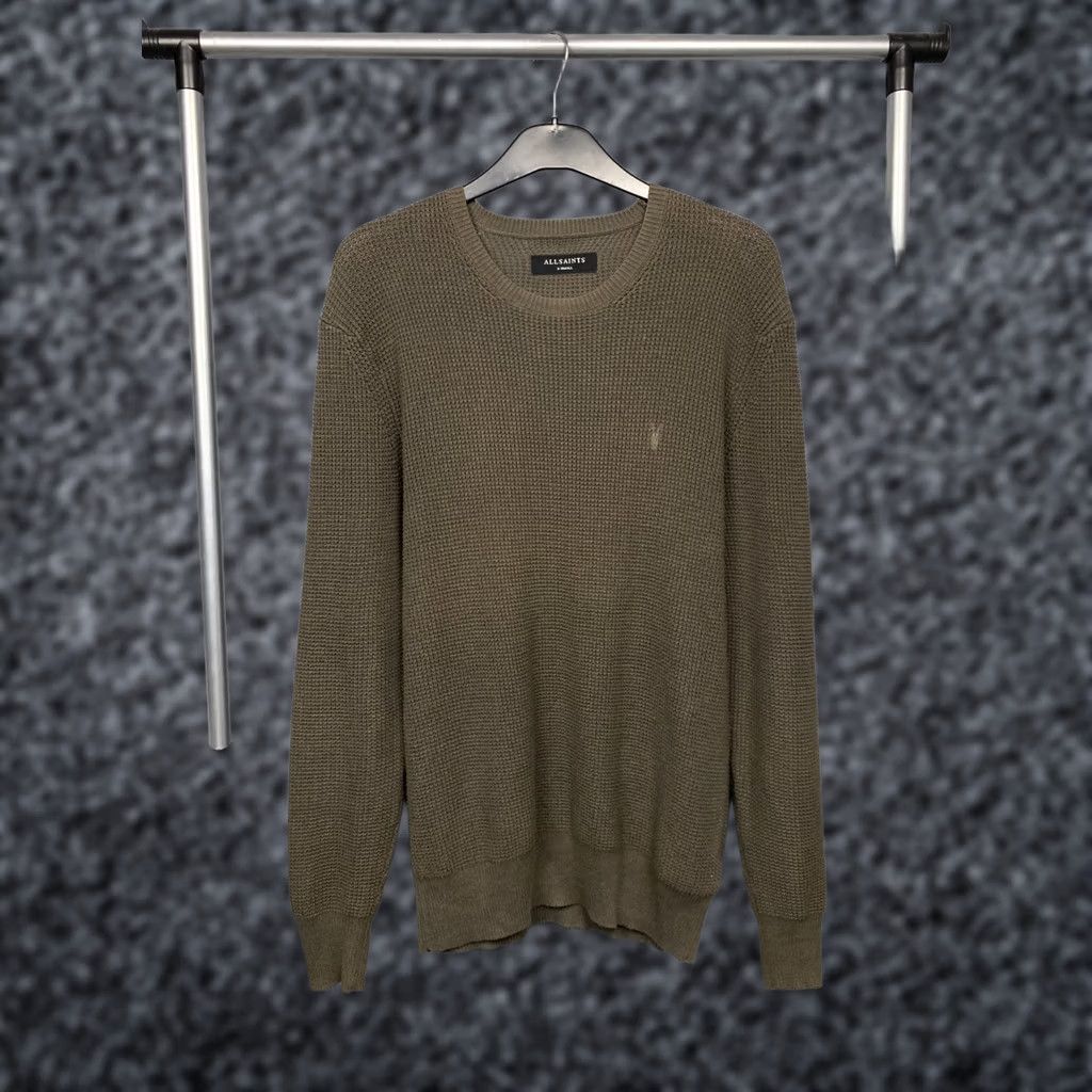 Allsaints Allsaints Mens Trias Crew Neck Knit Sweater XS Multicolor Cotton Knit Pullover Crewneck Shirt Sweater Mens XS Size US XS / EU 42 / 0 - 1 Thumbnail